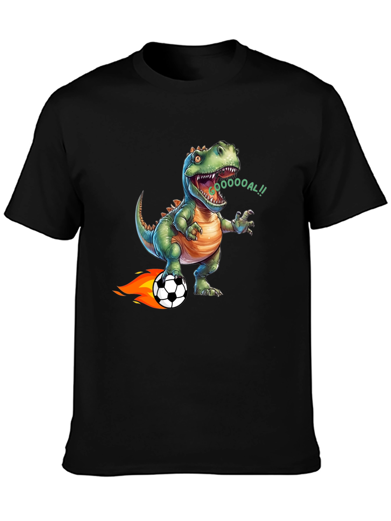 Dino Soccer T-Shirt - Roaring Fun!