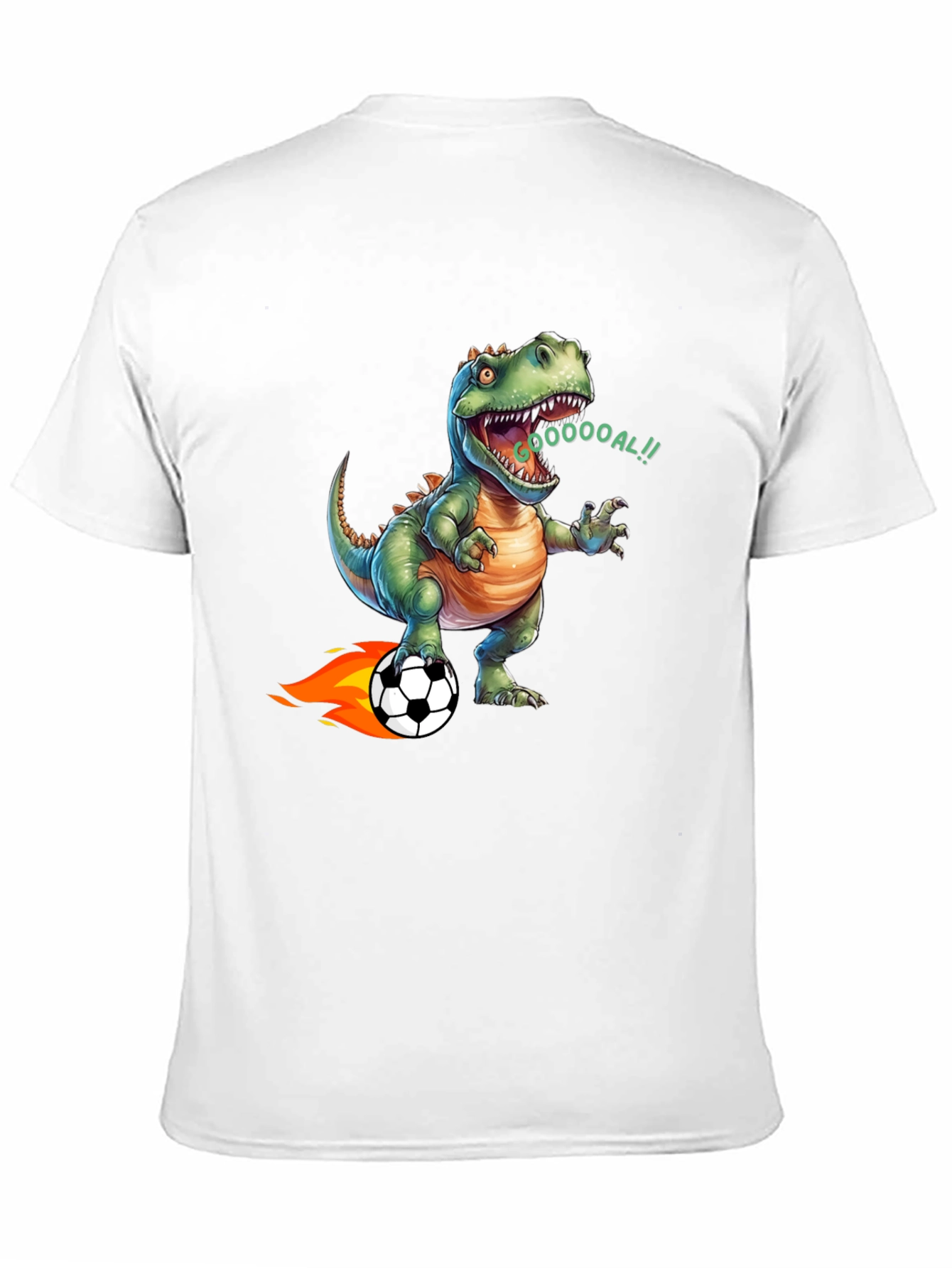 Dino Soccer T-Shirt - Roaring Fun!