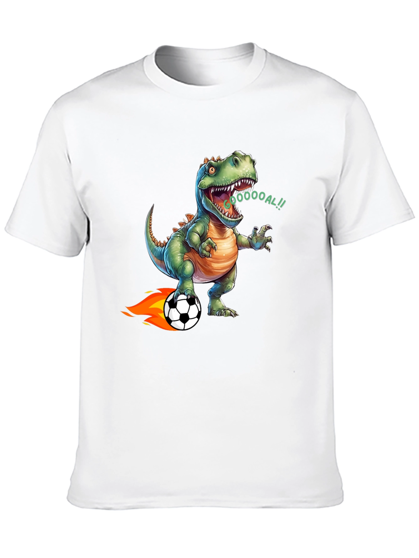 Dino Soccer T-Shirt - Roaring Fun!