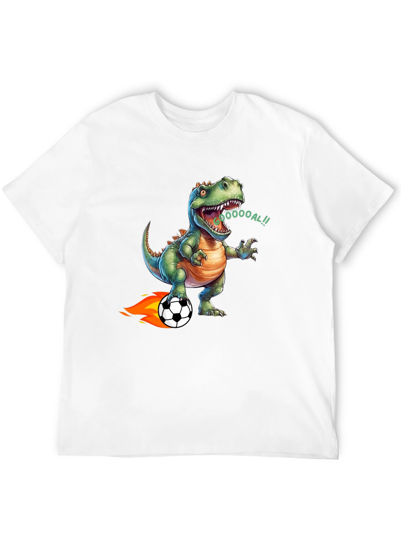 Dino Soccer T-Shirt - Roaring Fun!