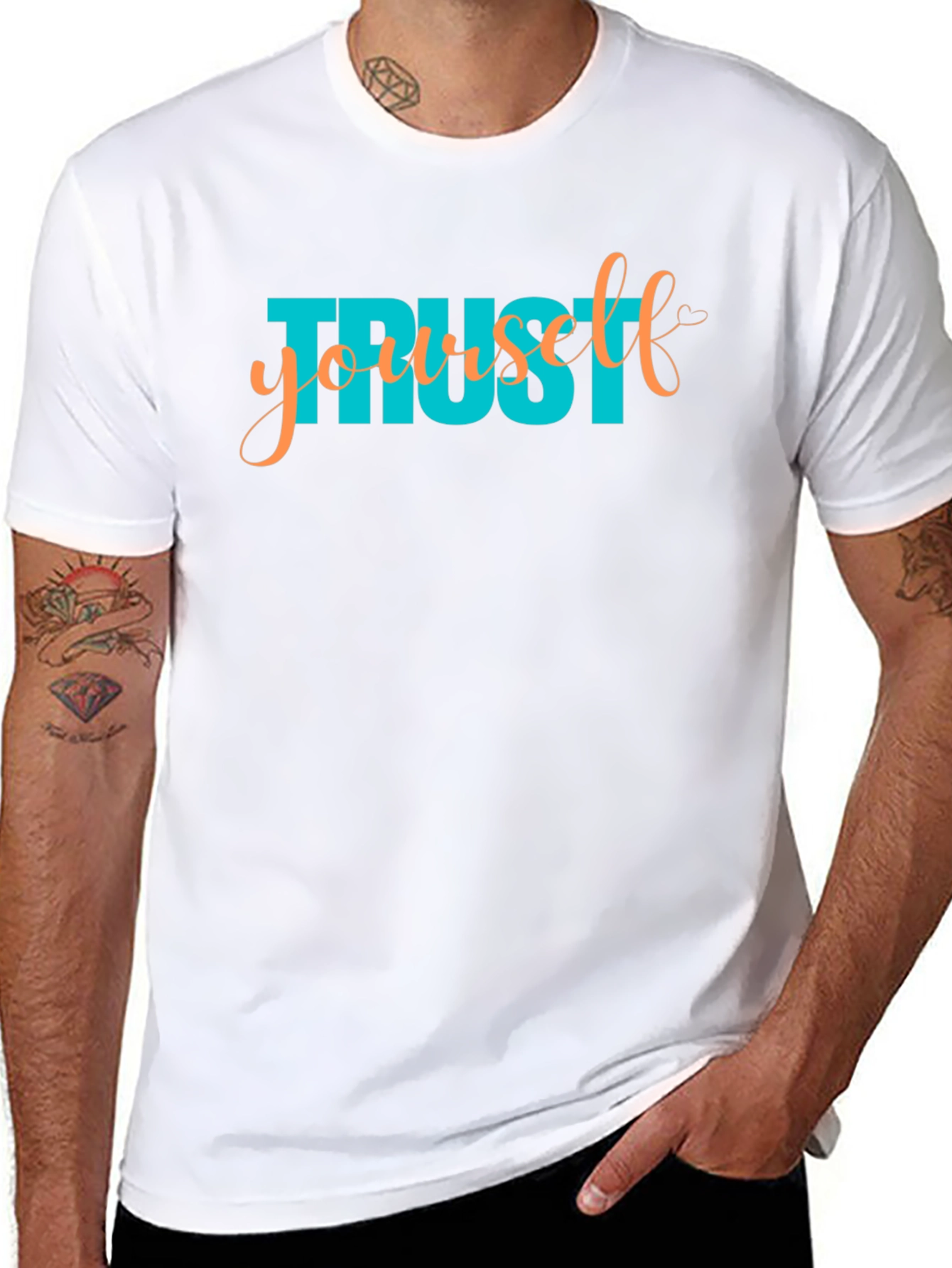 Trust Yourself Graphic Tee - Black