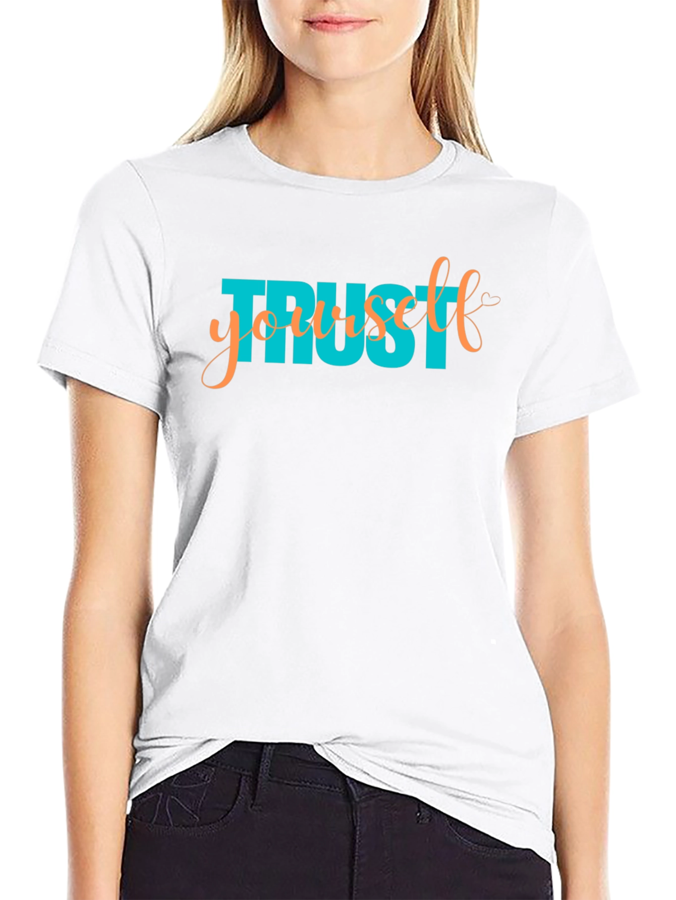 Trust Yourself Graphic Tee - Black