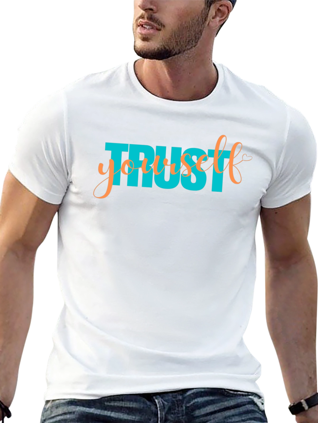 Trust Yourself Graphic Tee - Black