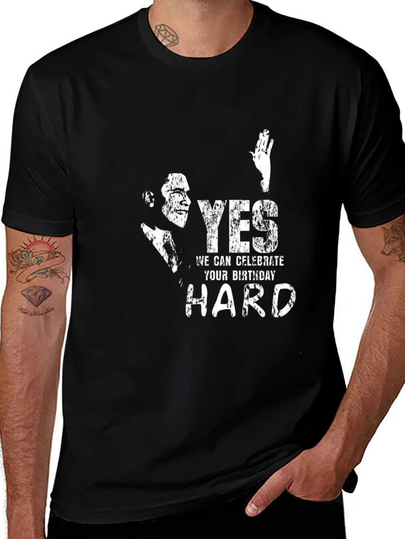 Yes We Celebrate Your Birthday Hard T-Shirt
