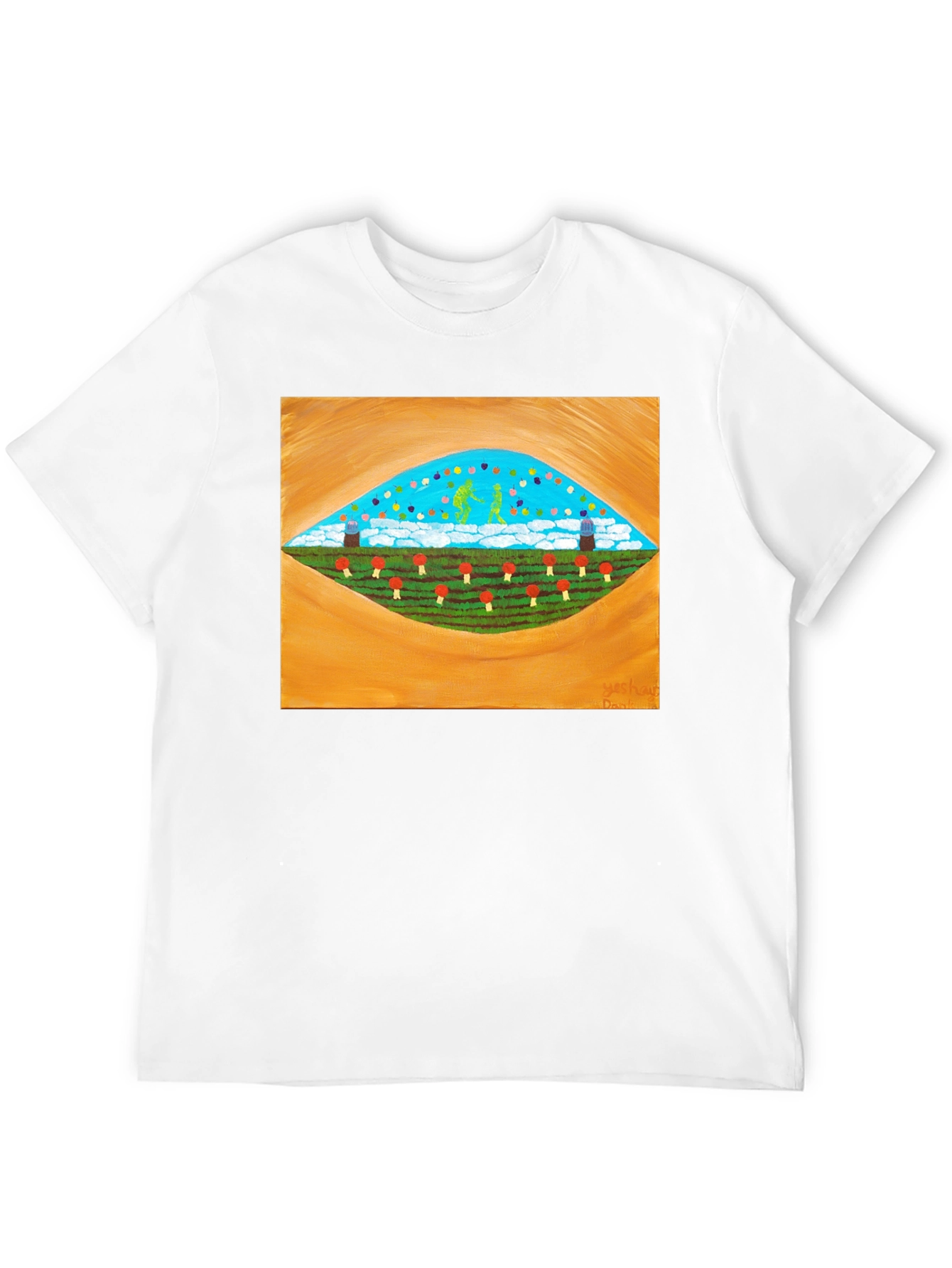 Surreal Landscape Graphic Tee - Stylish Comfort