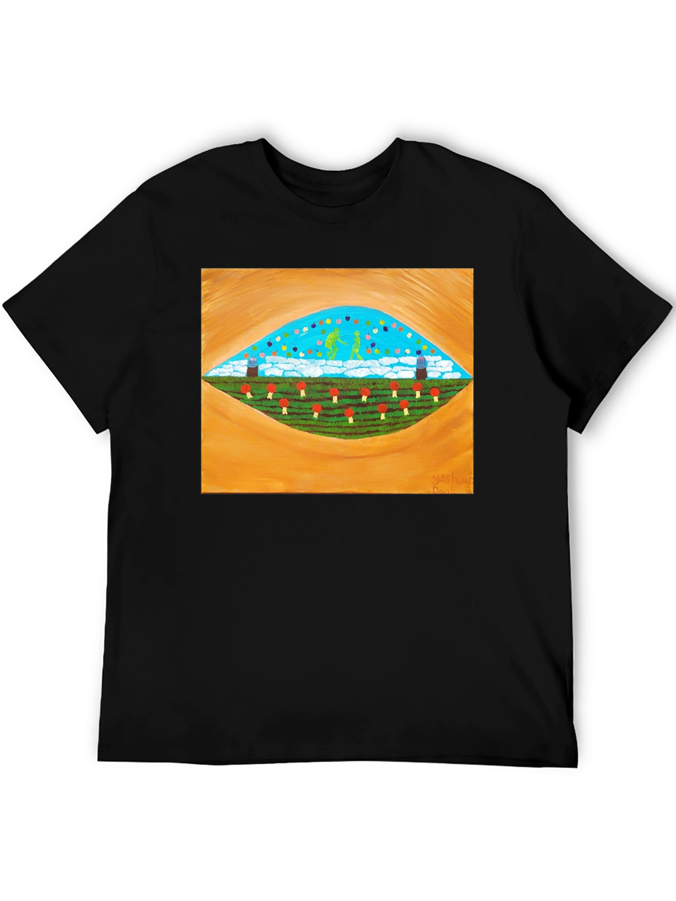Surreal Landscape Graphic Tee - Stylish Comfort
