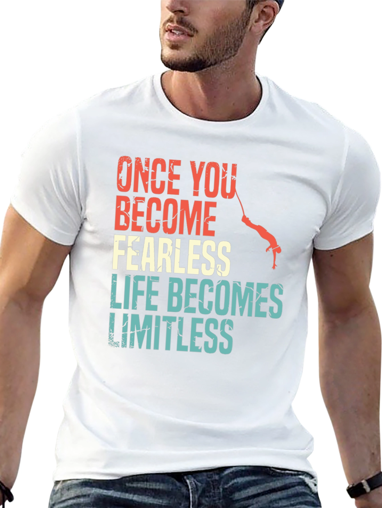 Fearless Limitless Motivational Graphic Tee