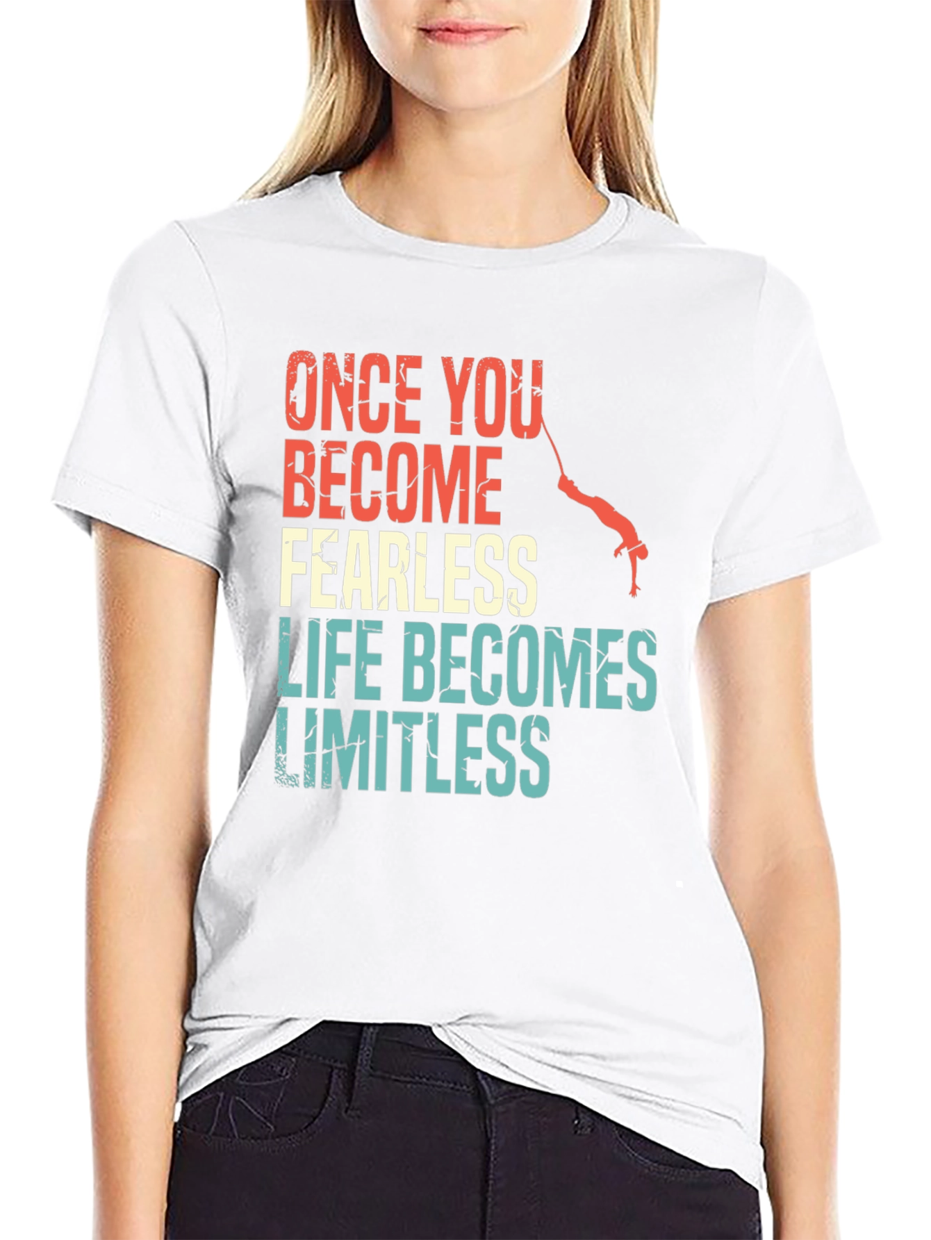 Fearless Limitless Motivational Graphic Tee