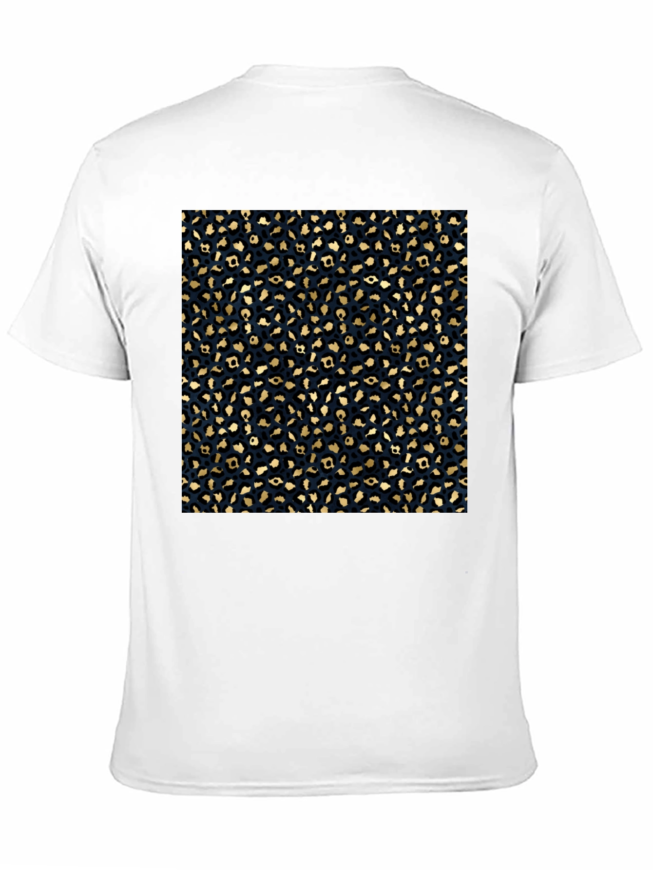 Stylish Leopard Print T-Shirt - Casual Black Tee