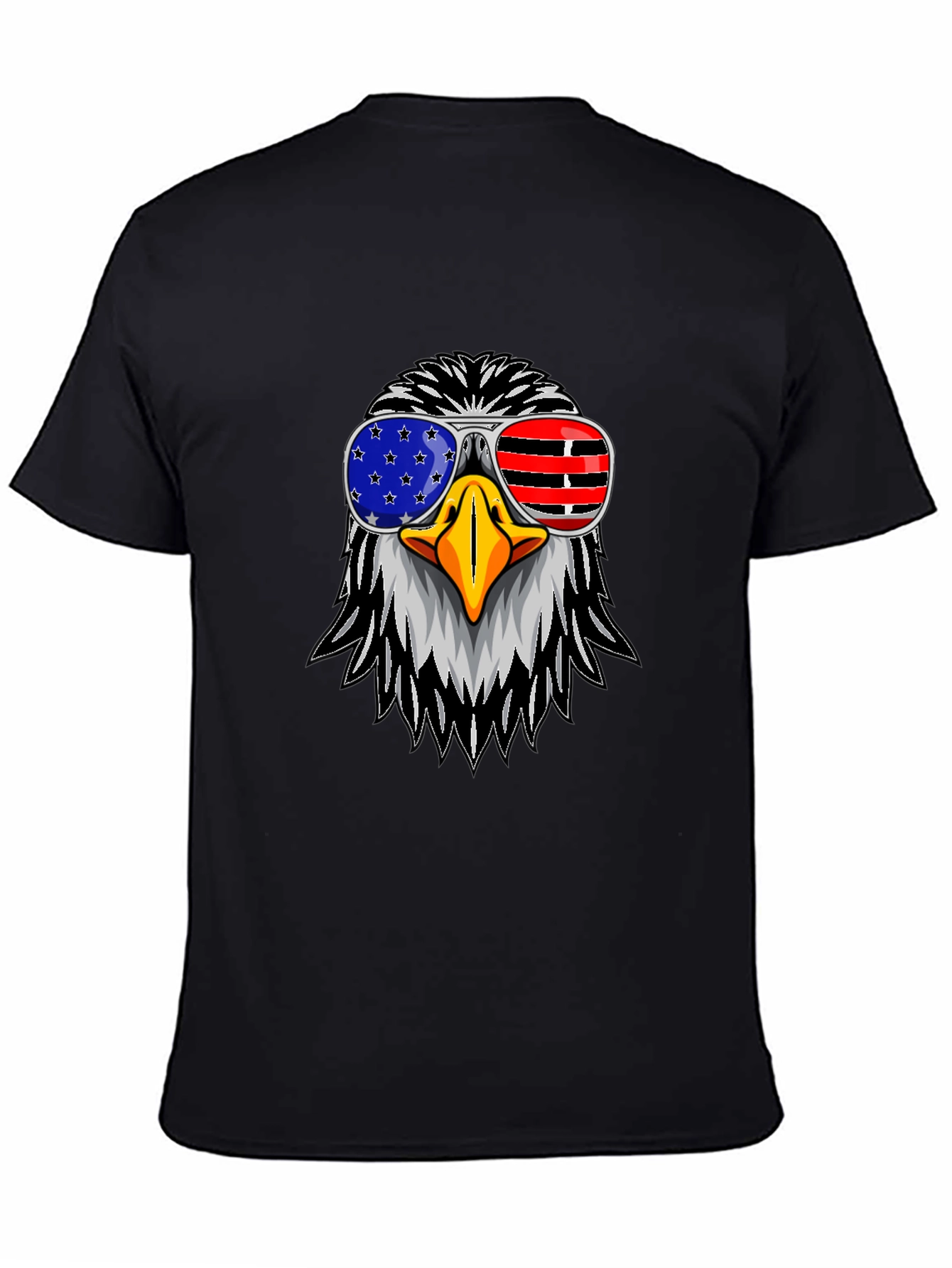 American Eagle USA Flag Sunglasses Graphic T-Shirt