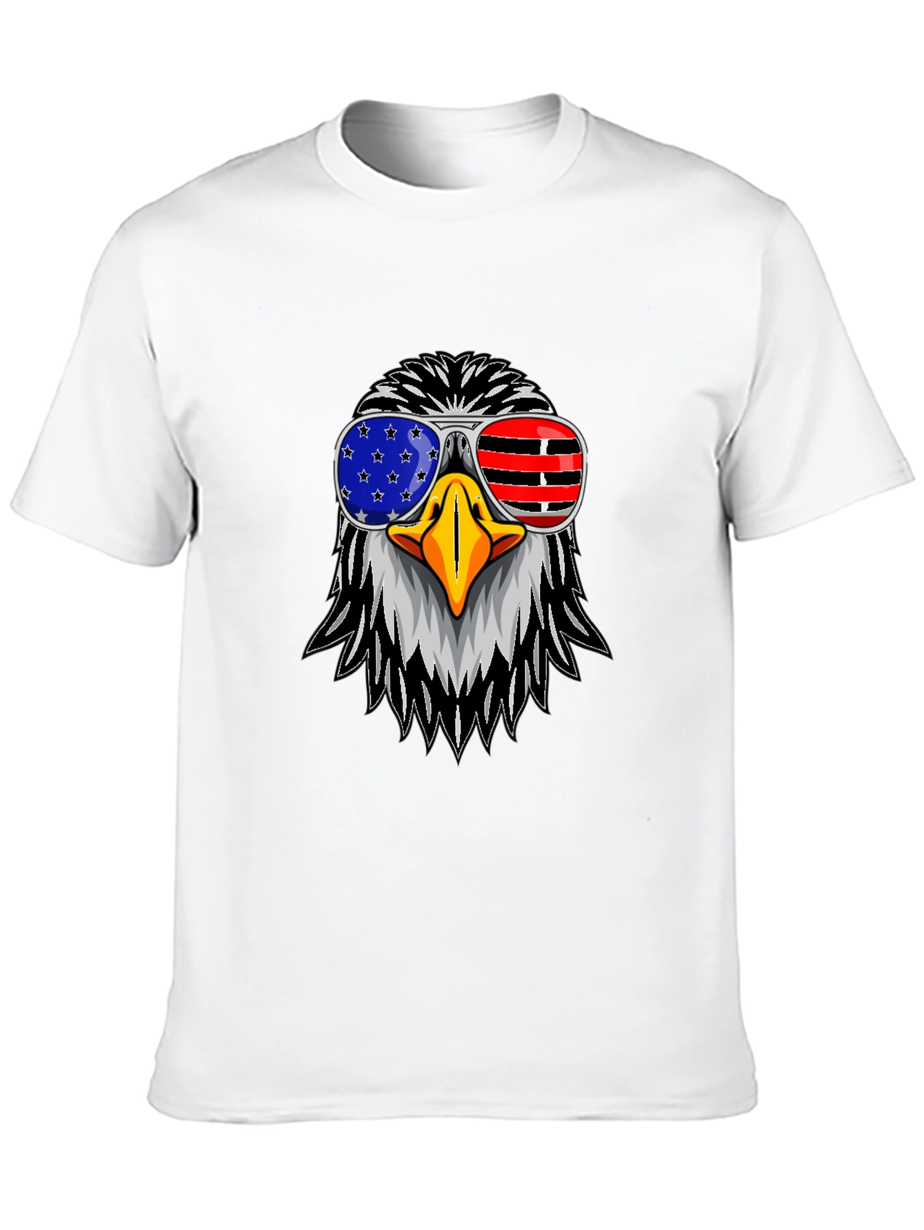 American Eagle USA Flag Sunglasses Graphic T-Shirt