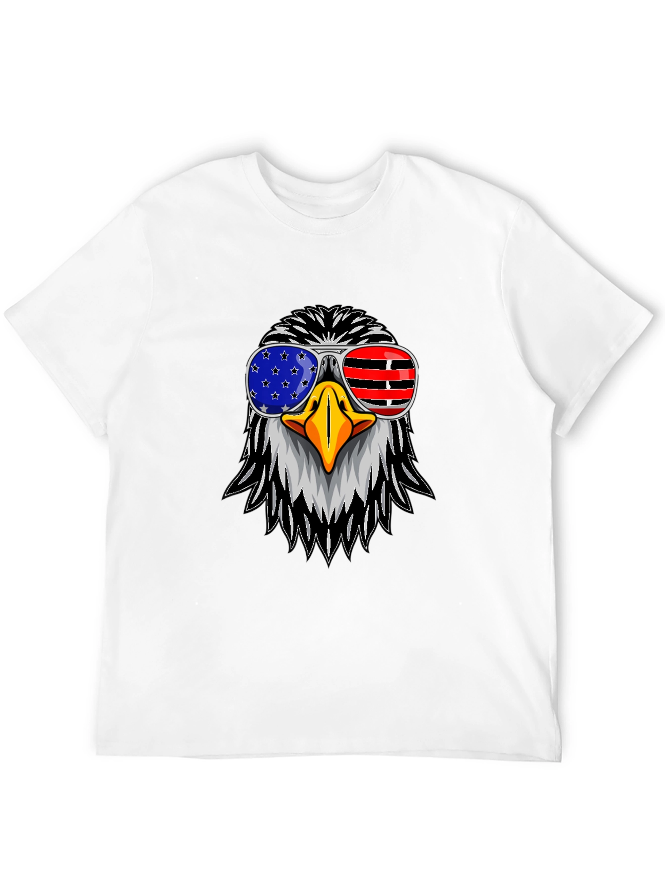 American Eagle USA Flag Sunglasses Graphic T-Shirt