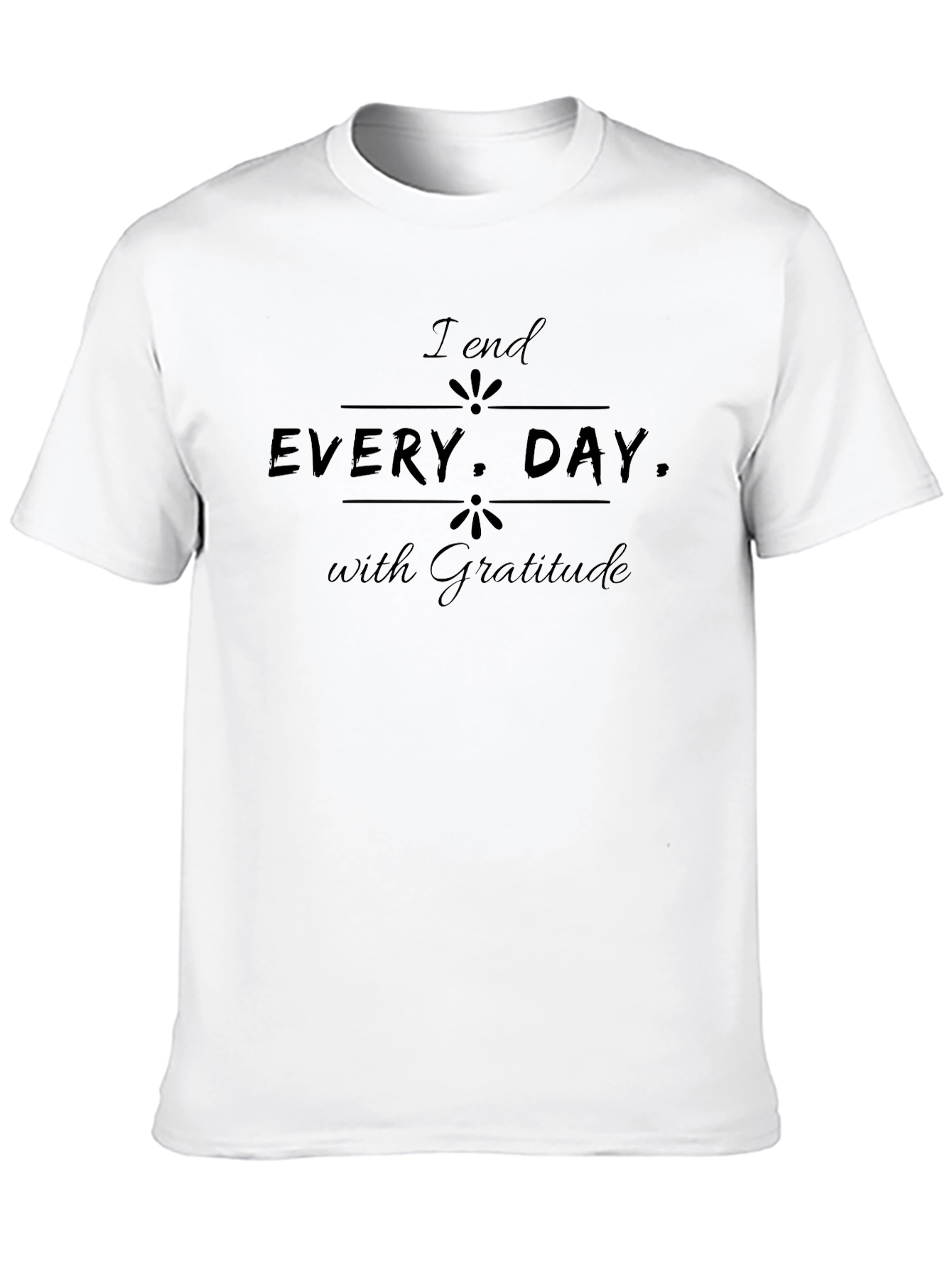 Gratitude Tee - End Every Day with Positivity