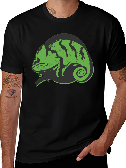 Cool Chameleon Graphic T-Shirt