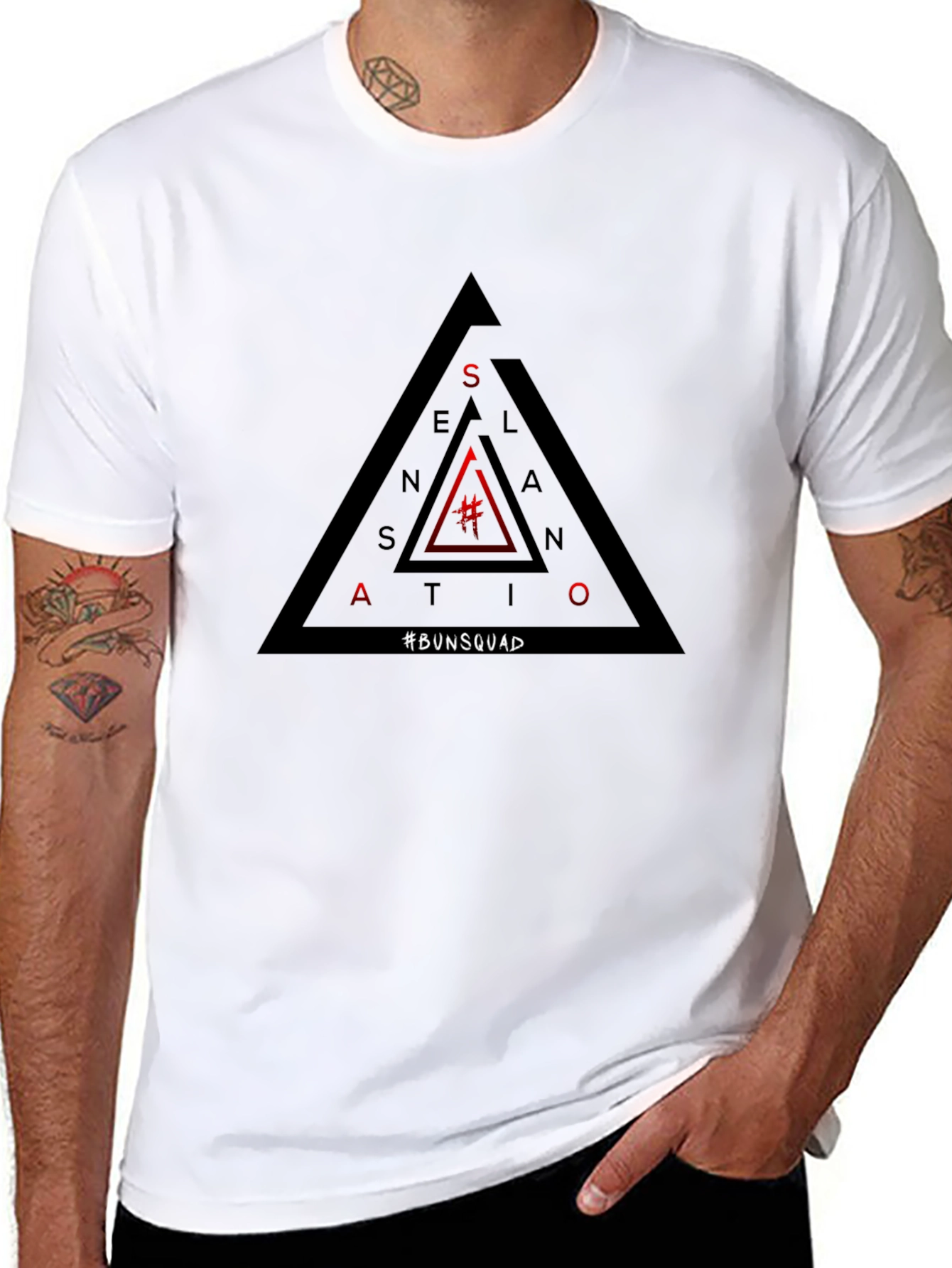 Sensational #Bunsquad Black T-Shirt