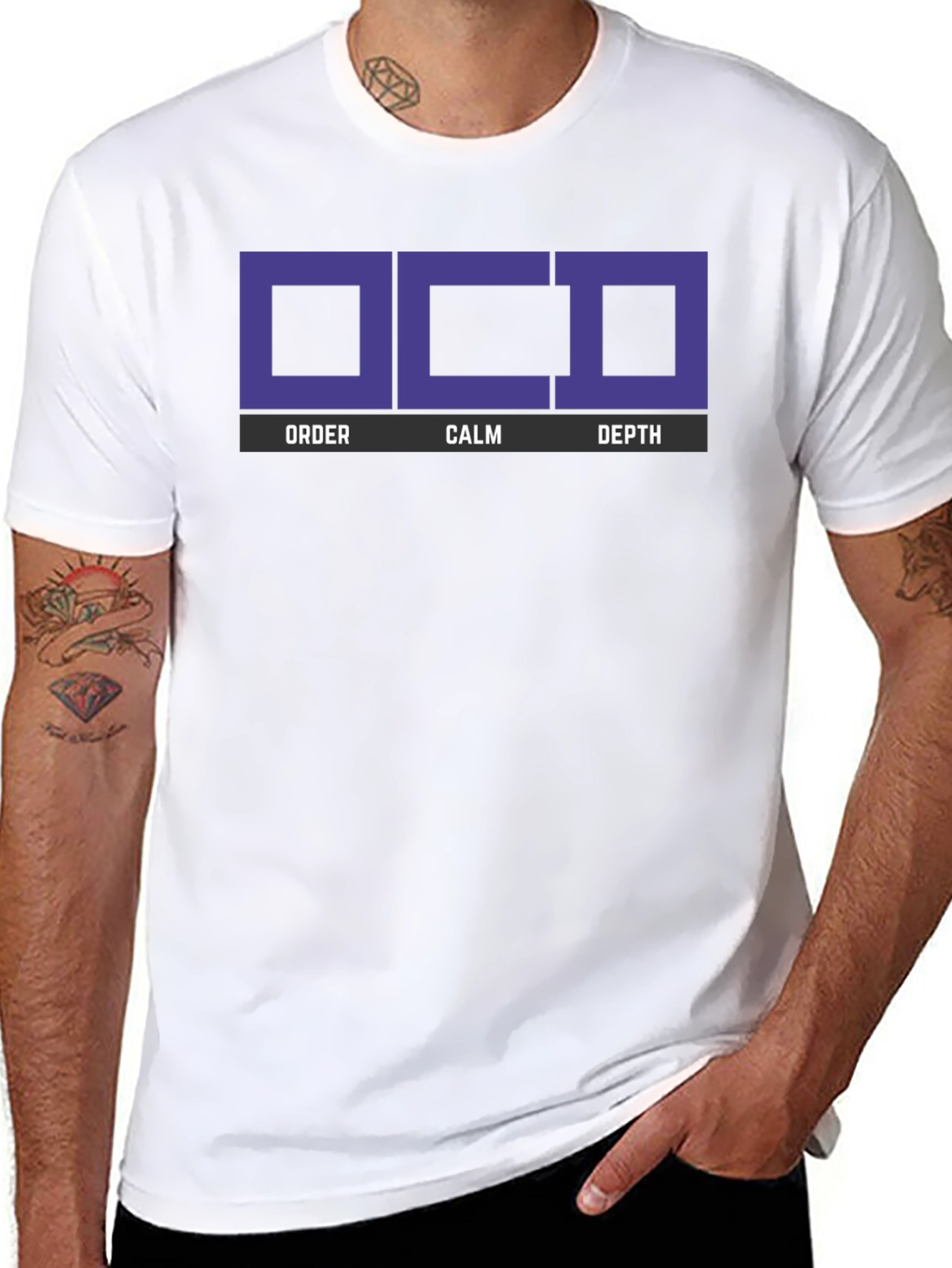 OCD Order Calm Depth Black T-Shirt