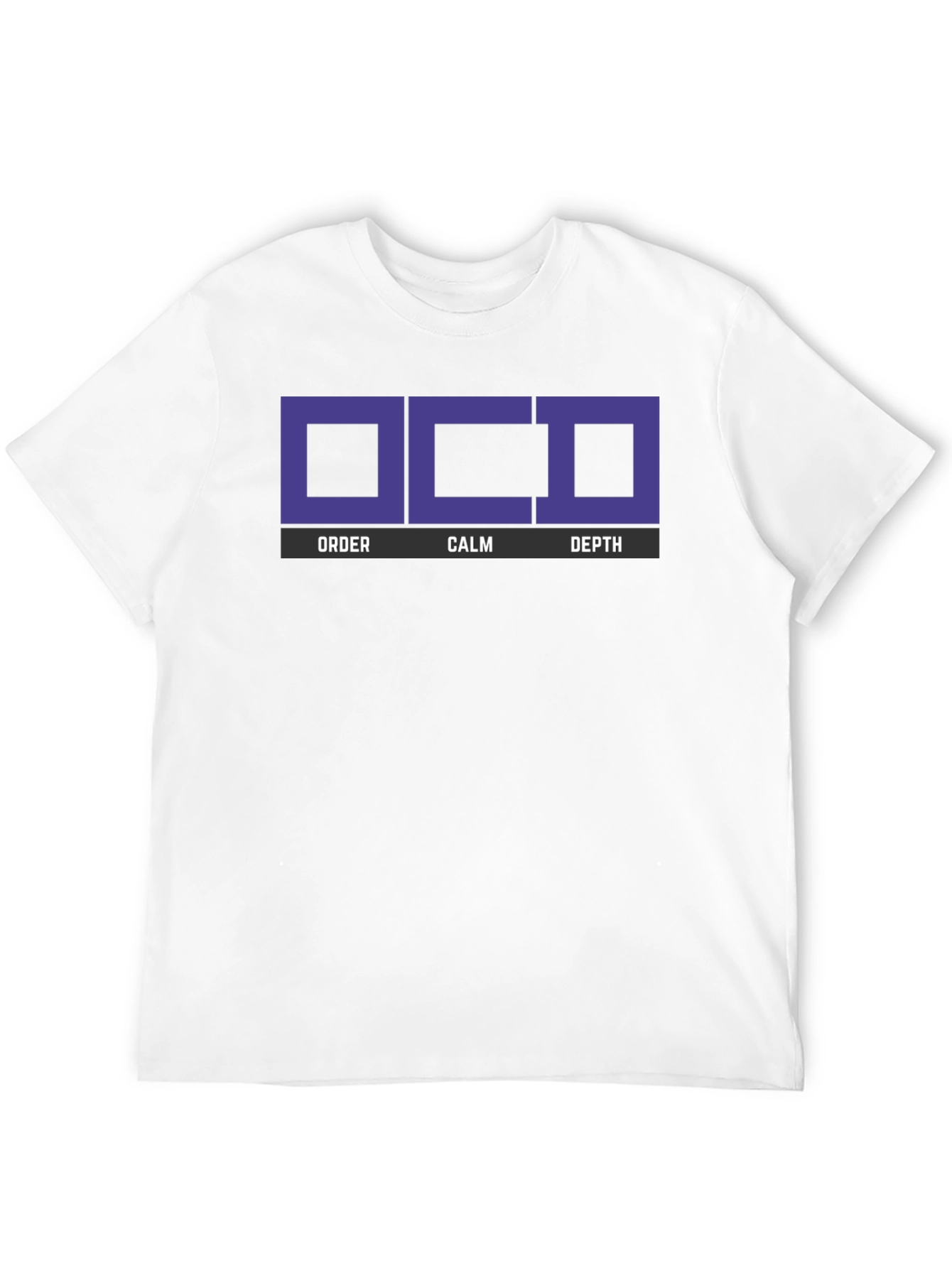 OCD Order Calm Depth Black T-Shirt