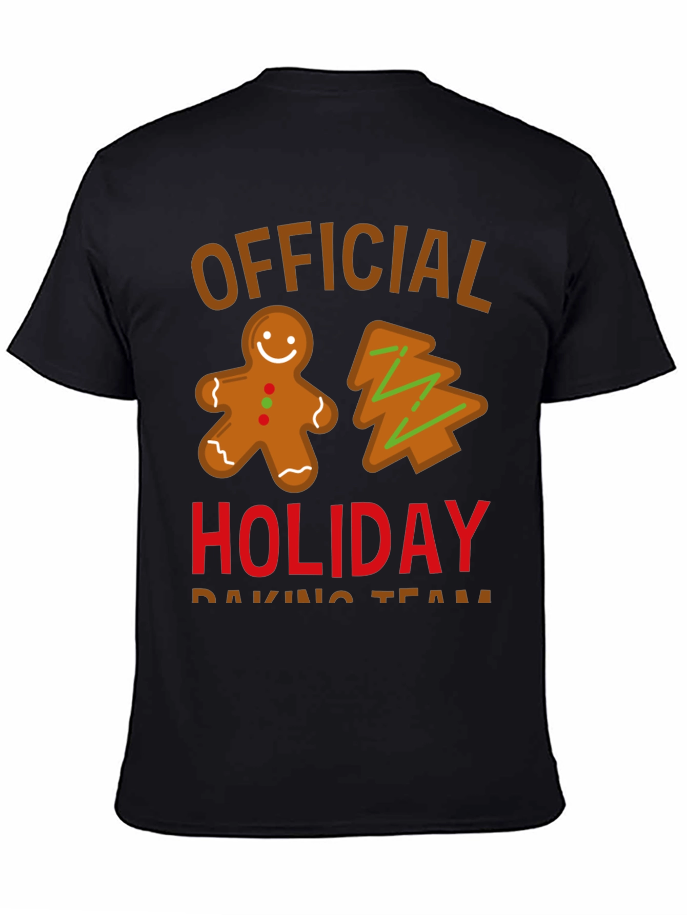 Official Holiday Baking Team Crewneck T-Shirt