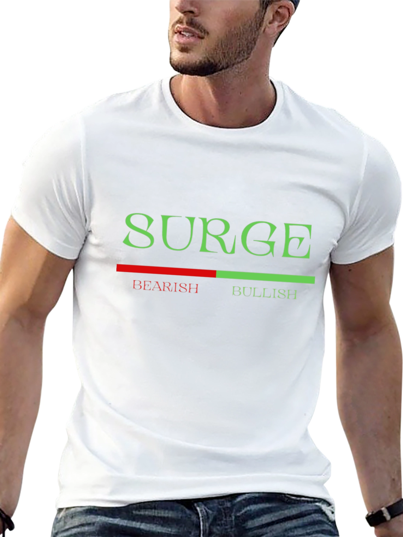 Surge Bearish Bullish Graphic Tee - Trader T-Shirt