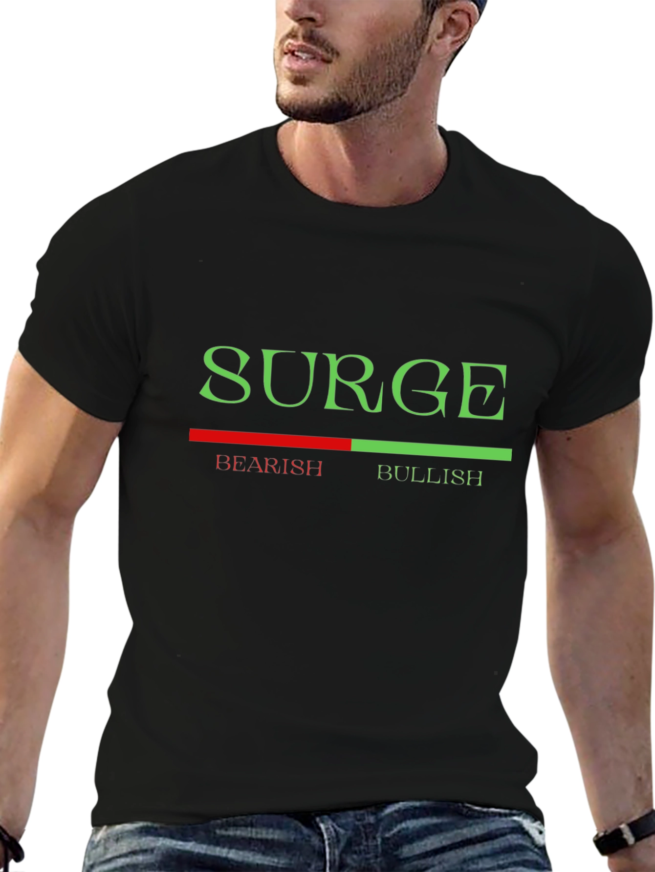 Surge Bearish Bullish Graphic Tee - Trader T-Shirt