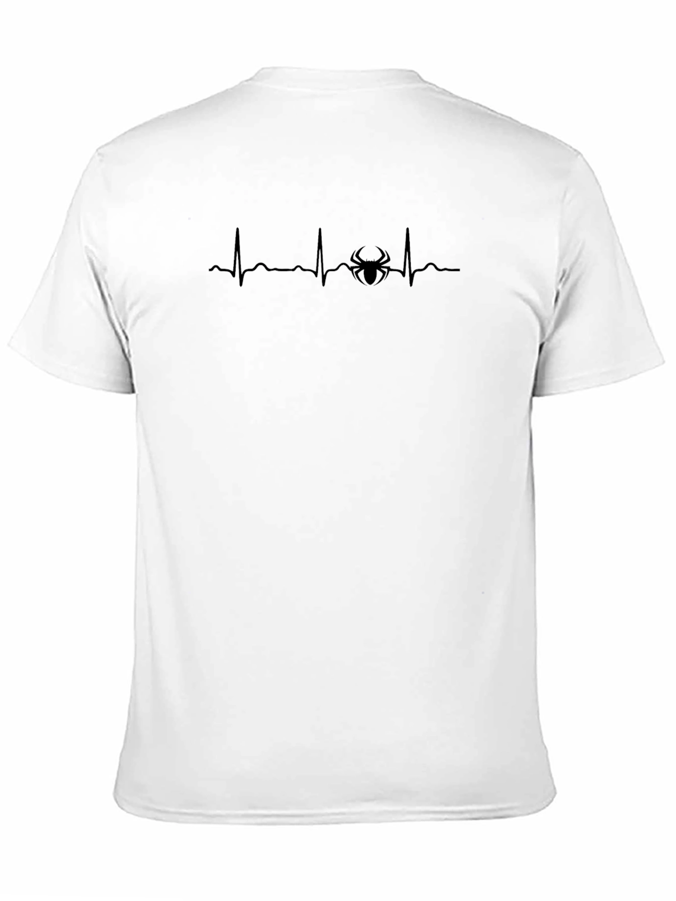 Spider Heartbeat Black T-Shirt