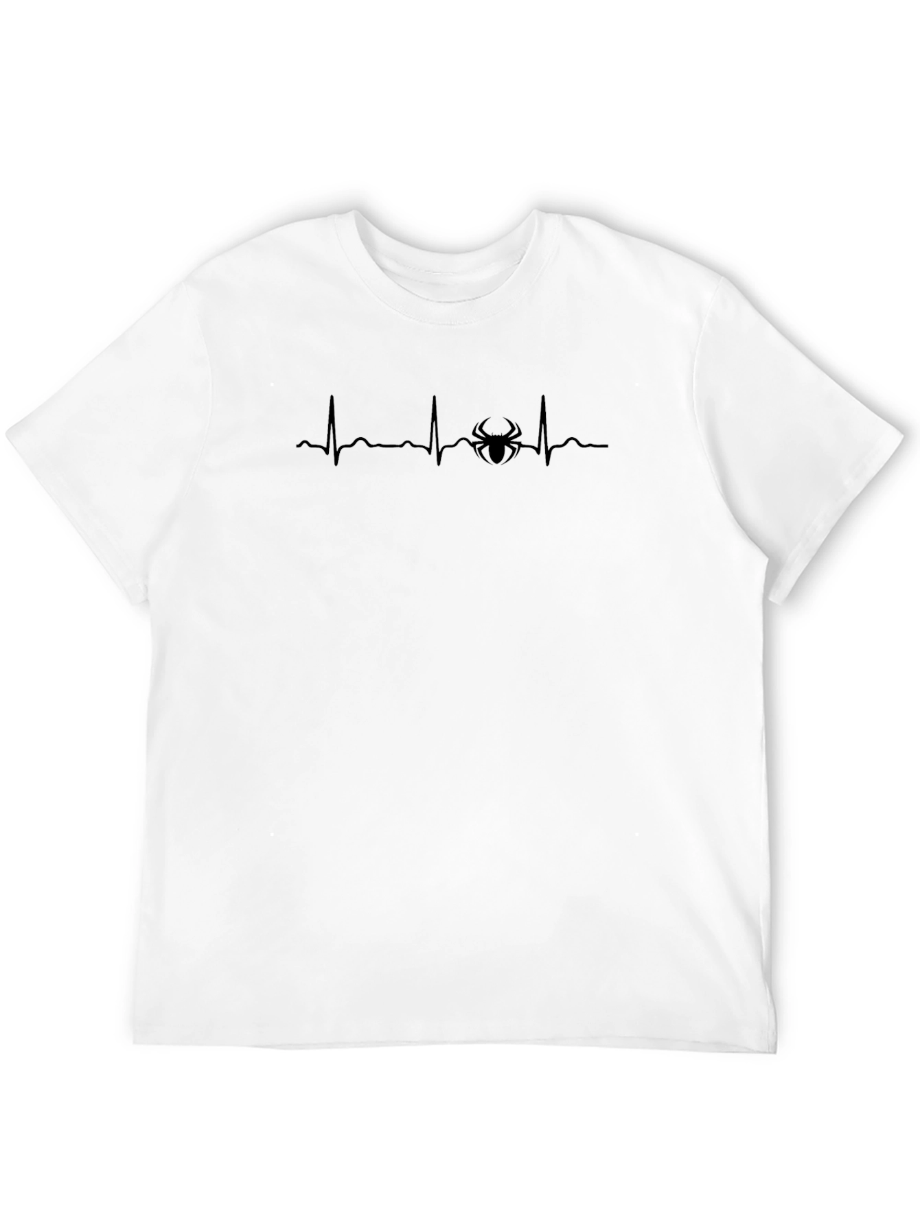 Spider Heartbeat Black T-Shirt