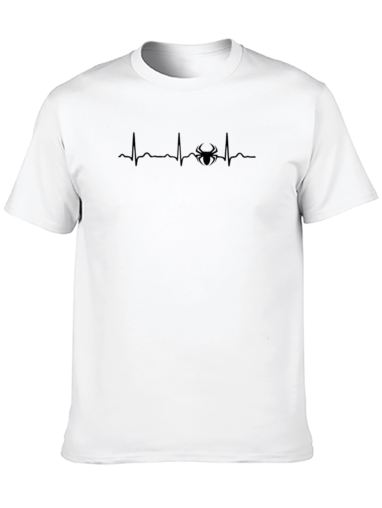 Spider Heartbeat Black T-Shirt