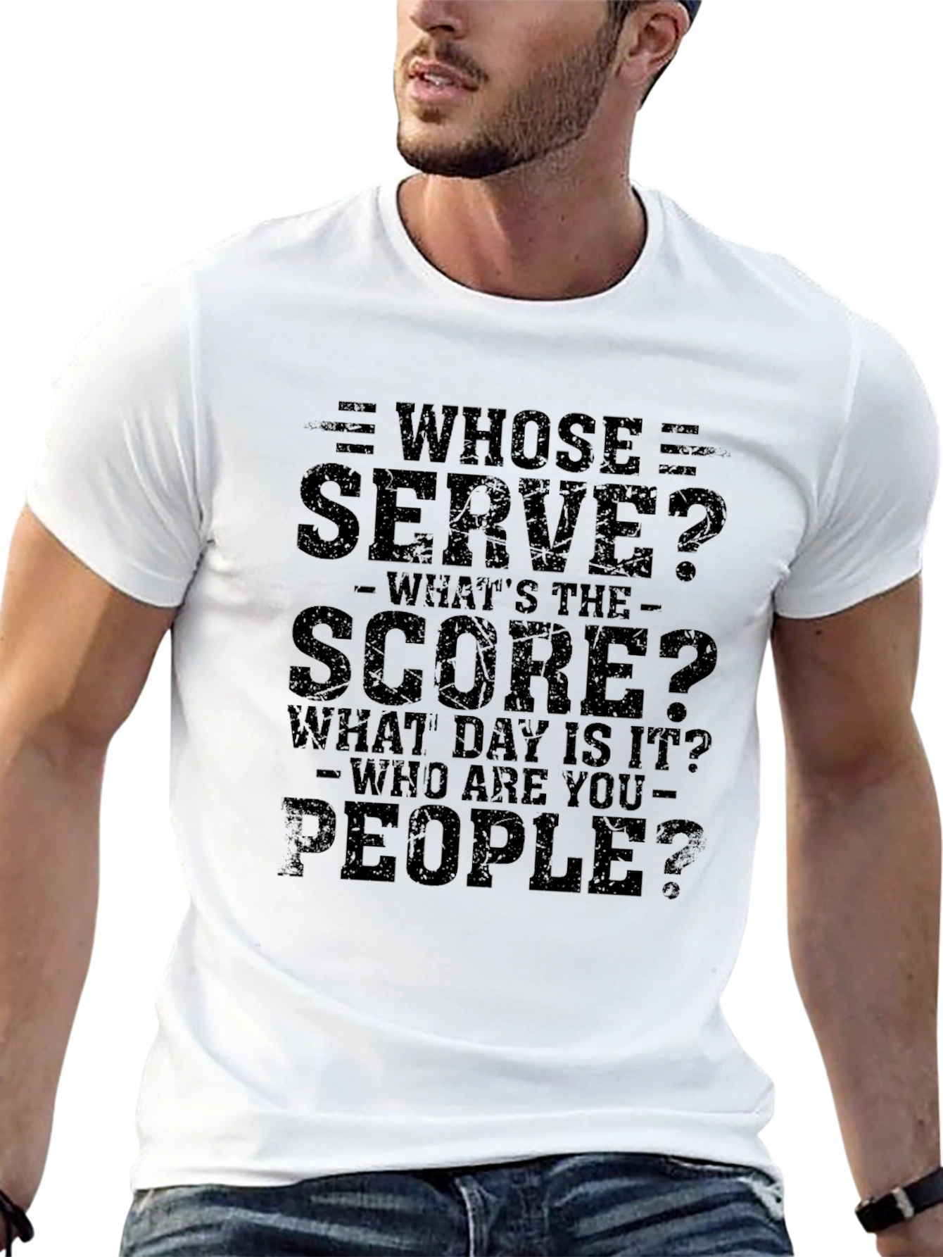 Whose Serve Funny T-Shirt