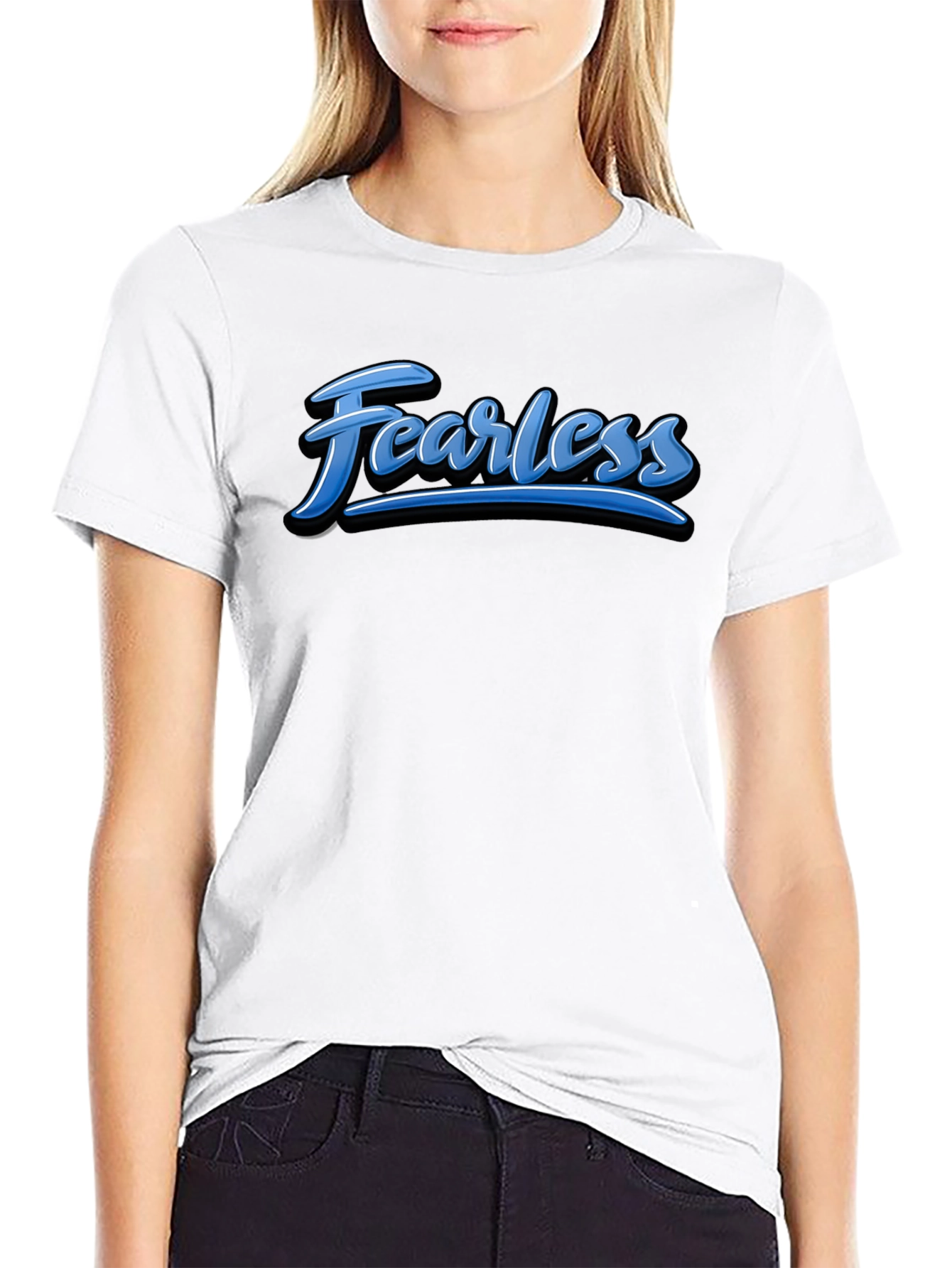 Fearless Graphic Tee - Stylish Mens Black T-Shirt