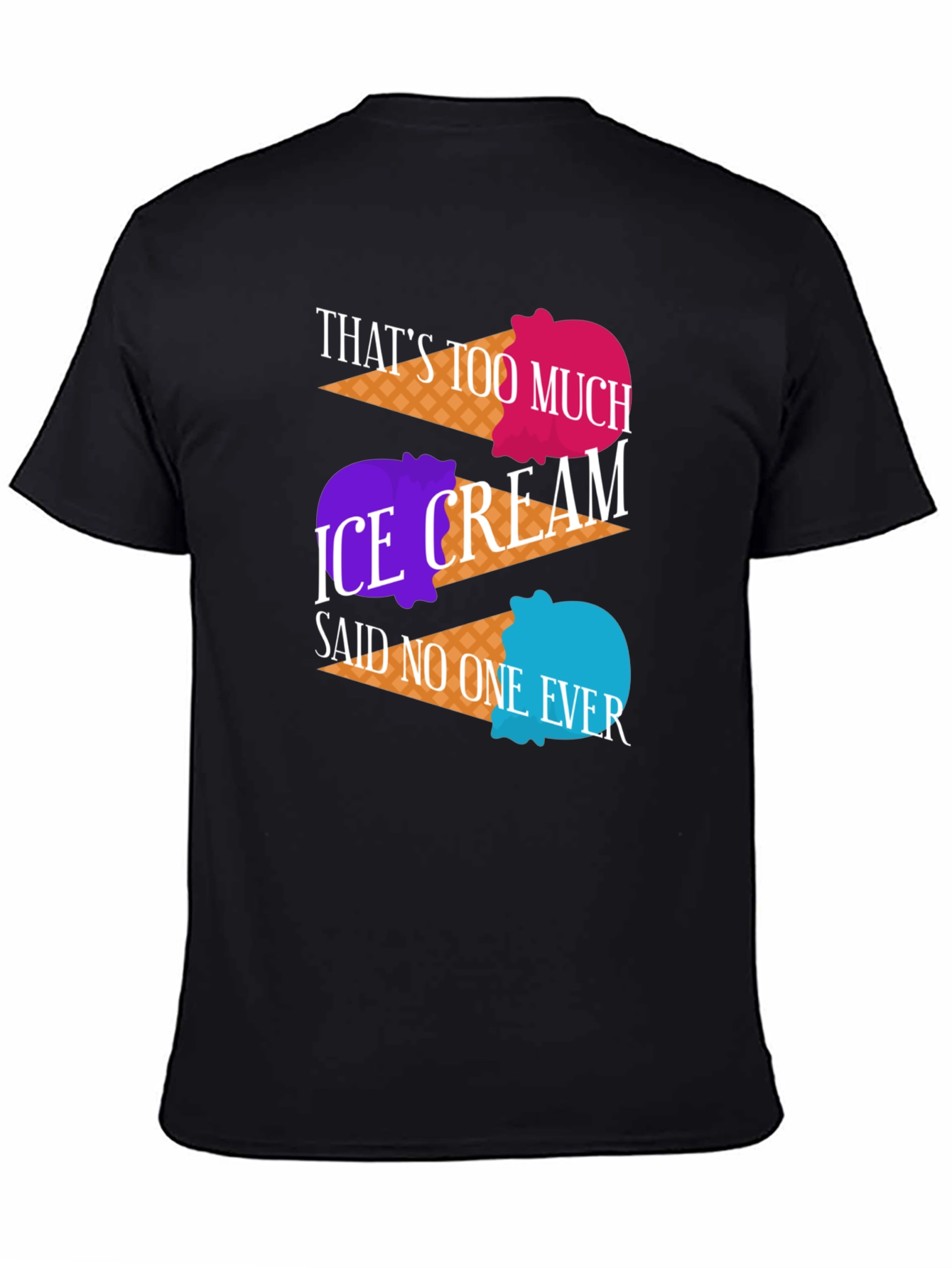 Ice Cream Lover T-Shirt - Too Much Ice Cream?