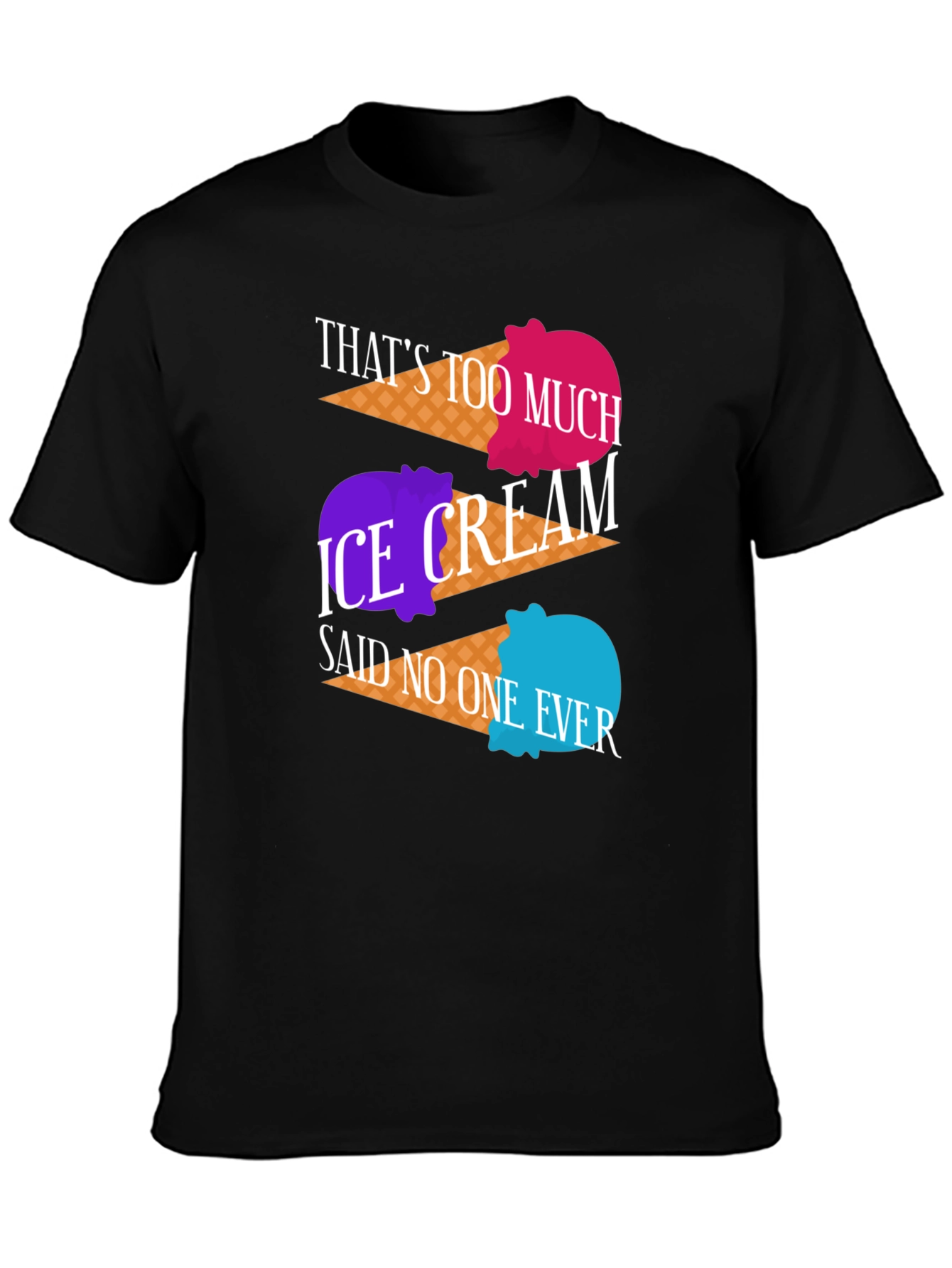 Ice Cream Lover T-Shirt - Too Much Ice Cream?
