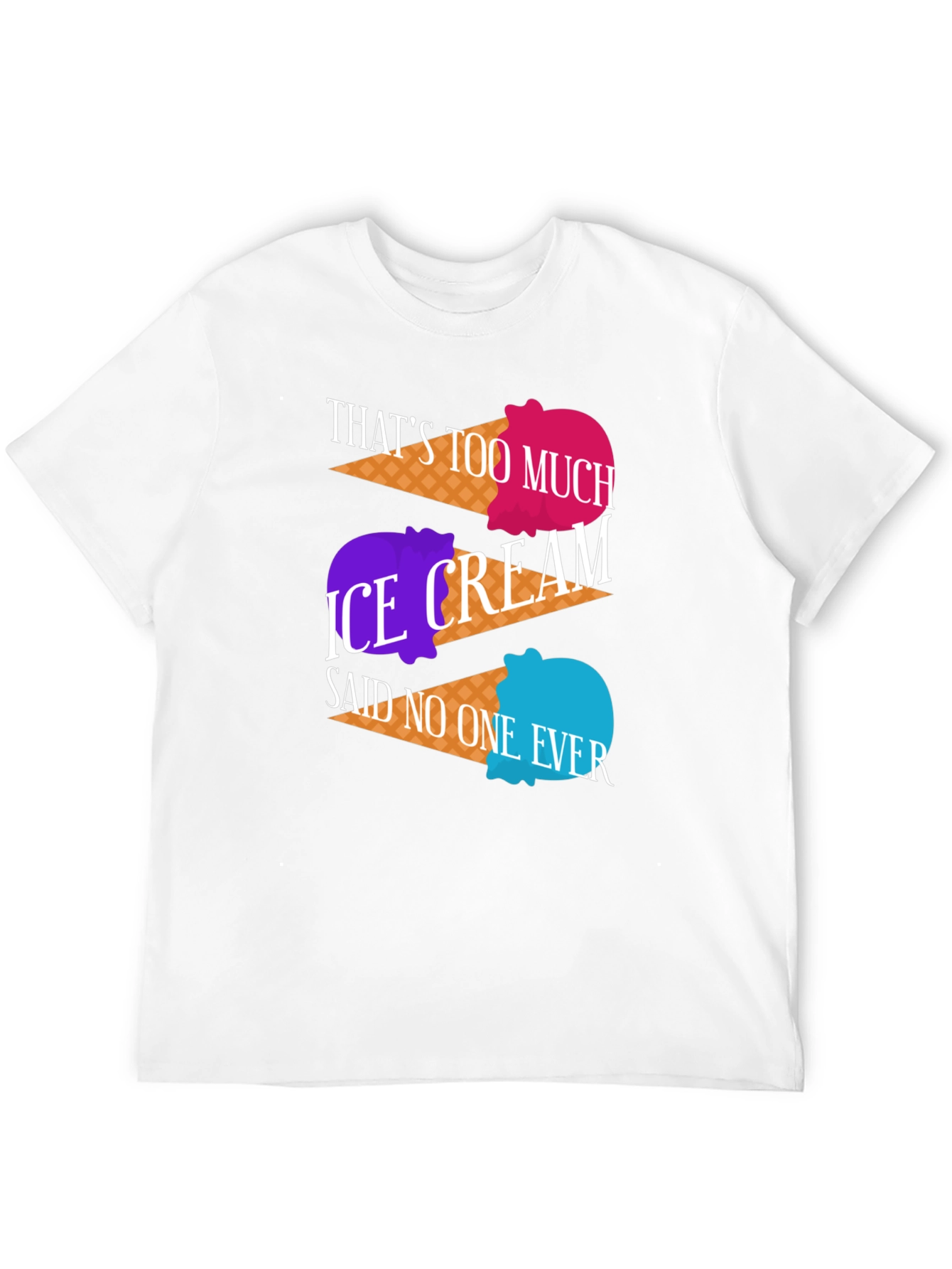 Ice Cream Lover T-Shirt - Too Much Ice Cream?