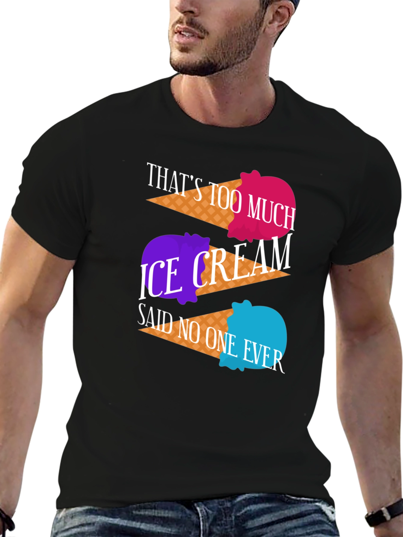 Ice Cream Lover T-Shirt - Too Much Ice Cream?