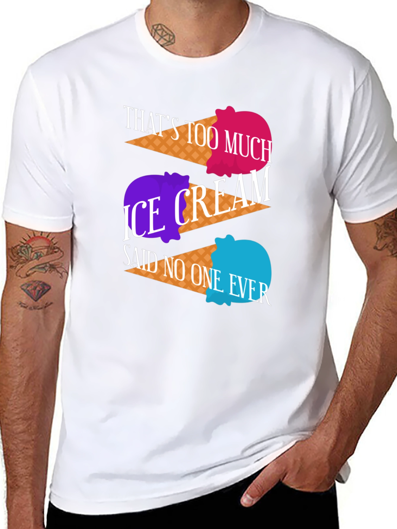 Ice Cream Lover T-Shirt - Too Much Ice Cream?