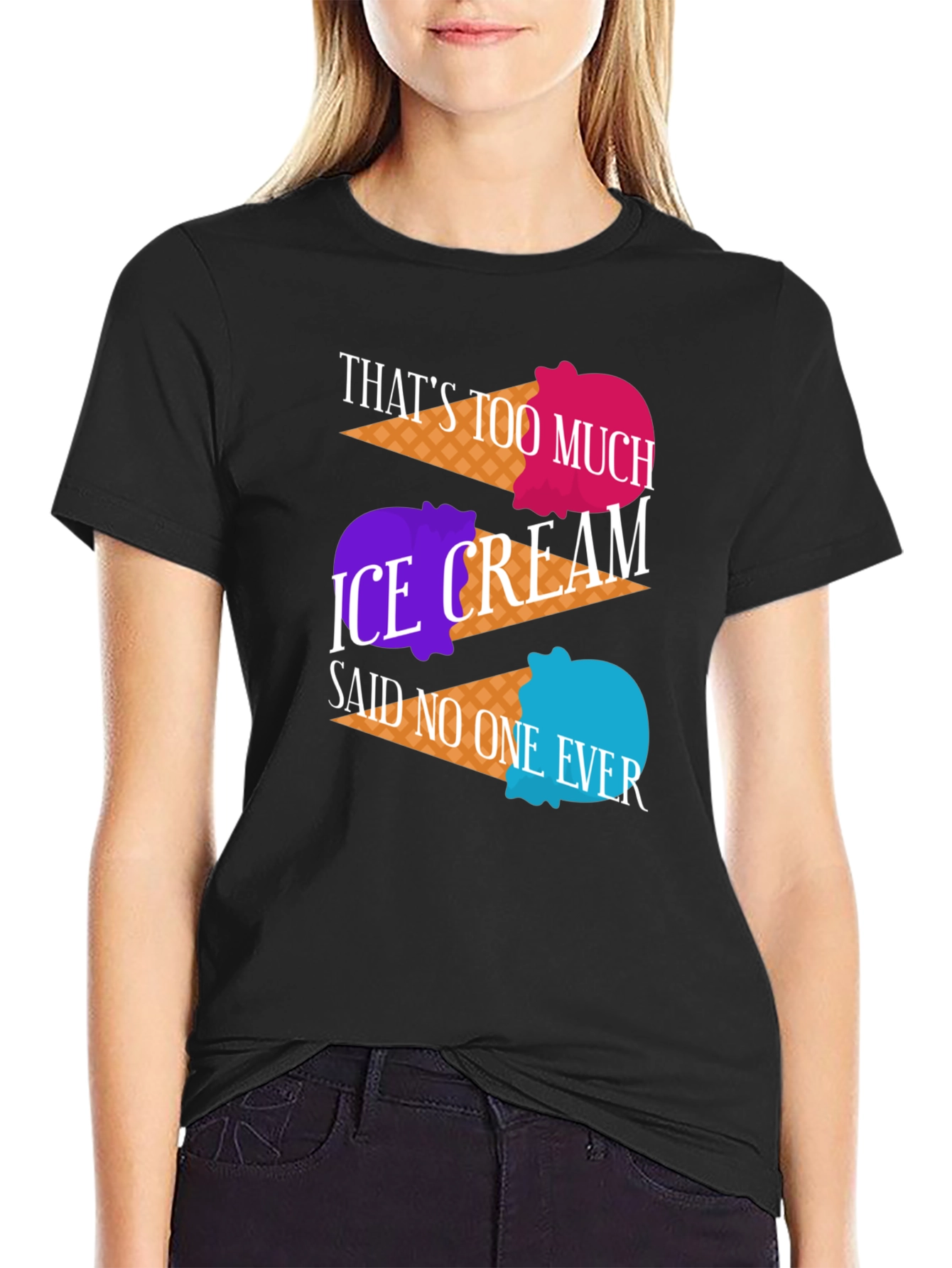 Ice Cream Lover T-Shirt - Too Much Ice Cream?