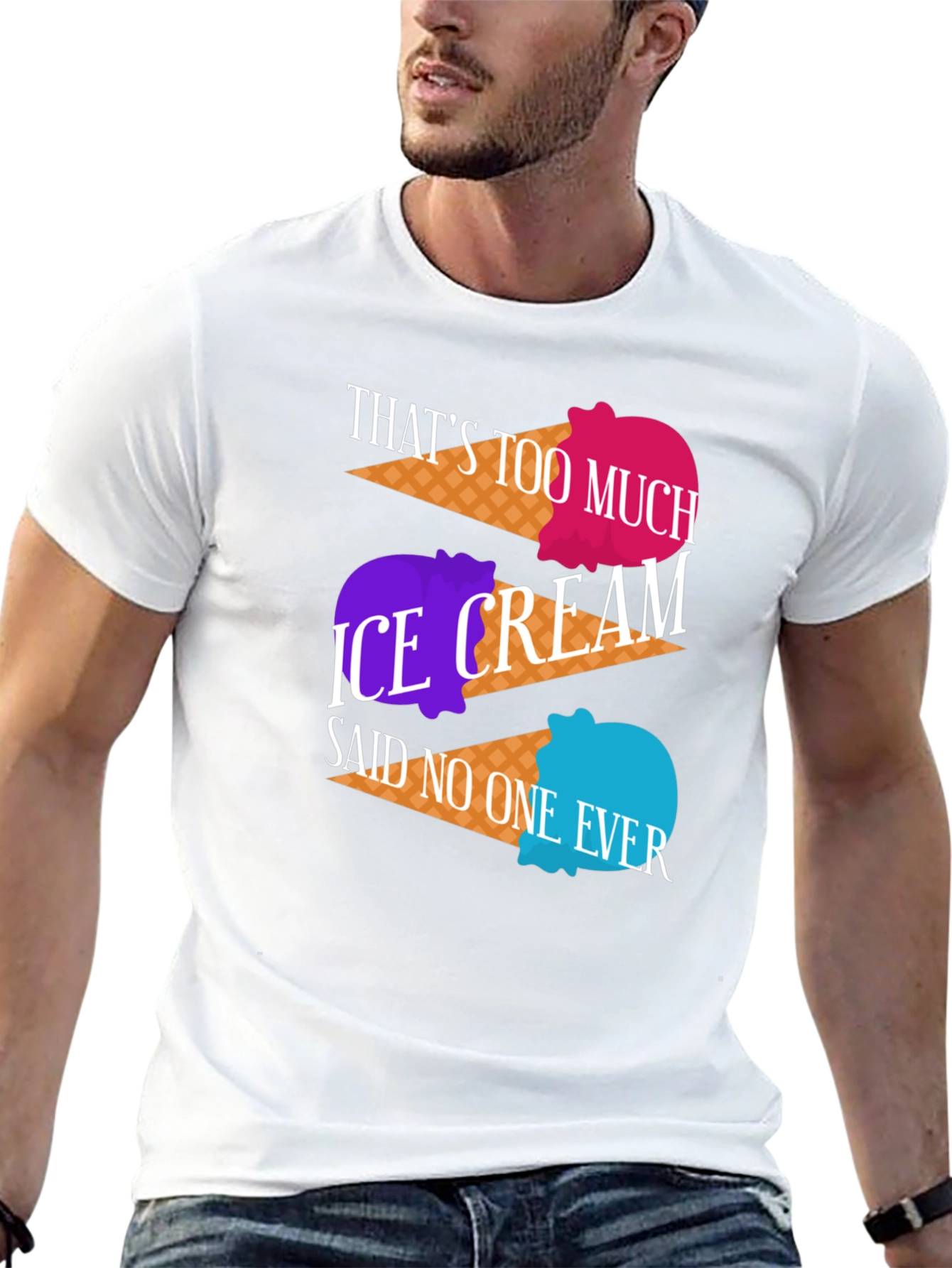 Ice Cream Lover T-Shirt - Too Much Ice Cream?
