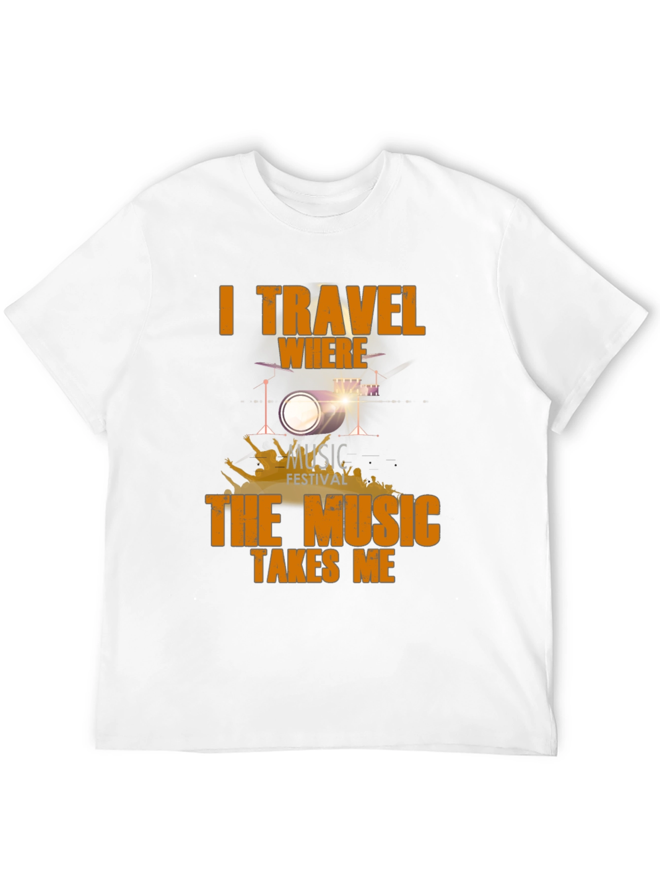 Music Festival Drum Set T-Shirt