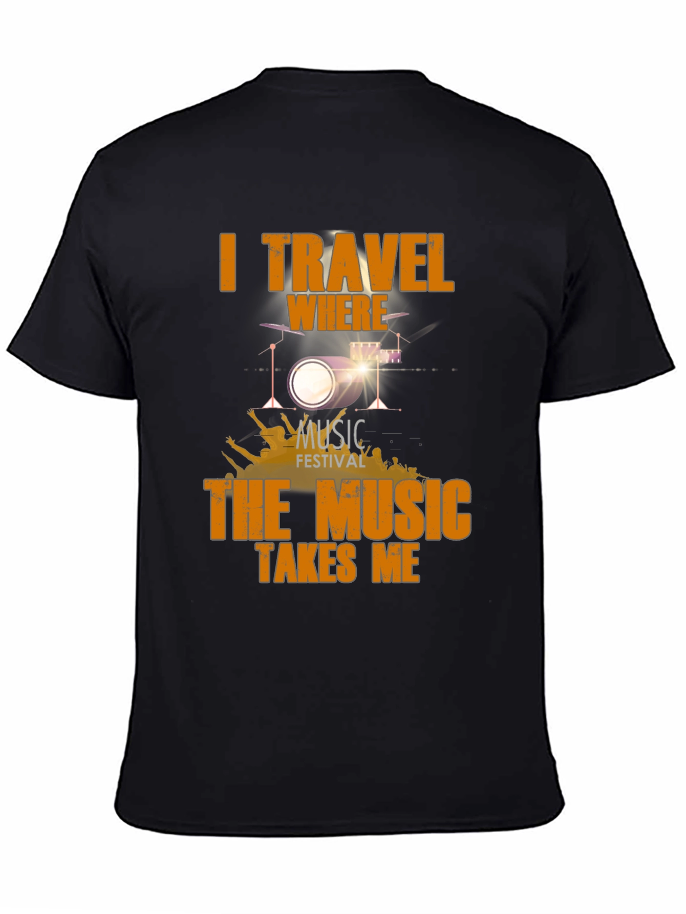 Music Festival Drum Set T-Shirt