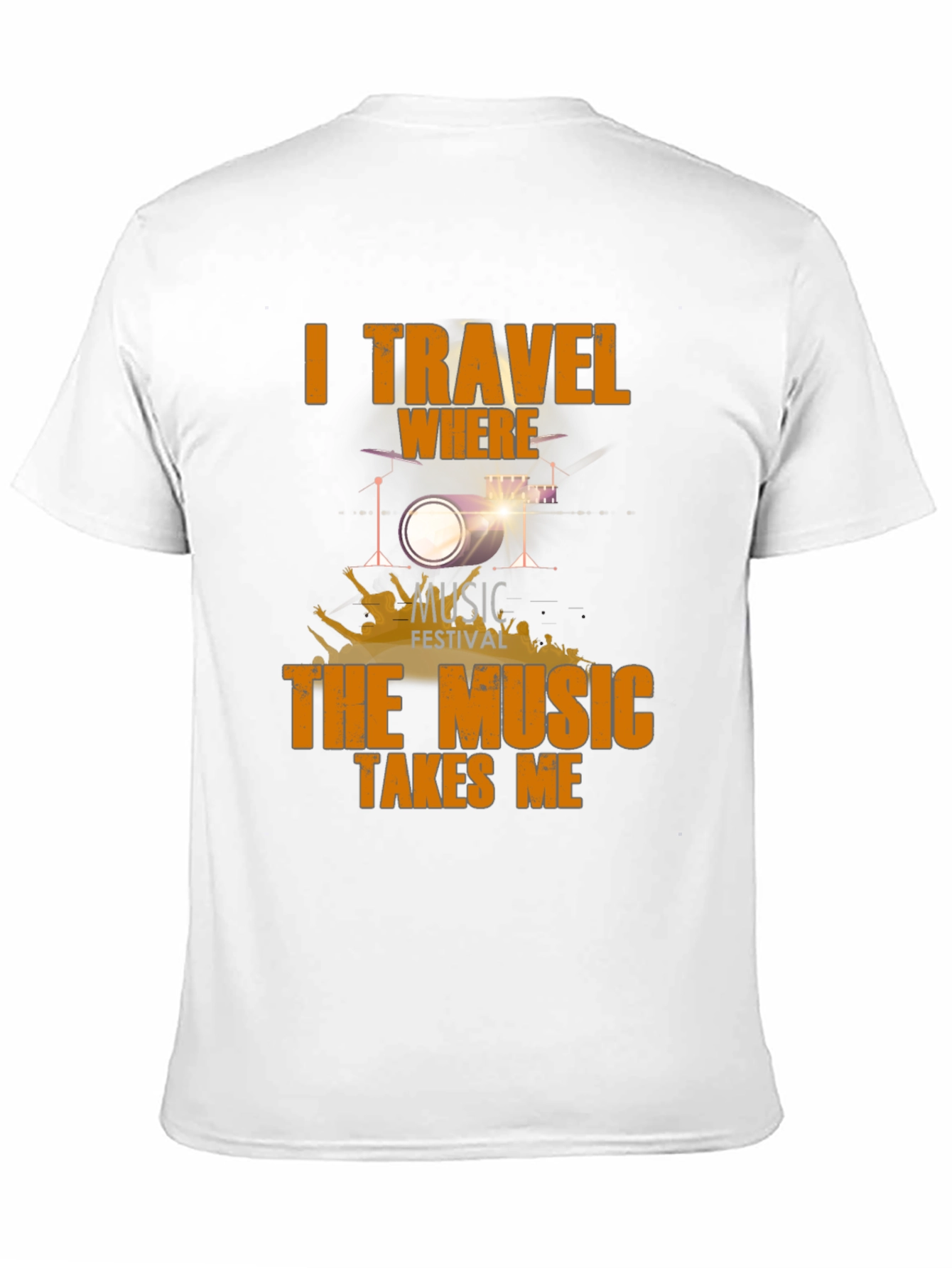 Music Festival Drum Set T-Shirt