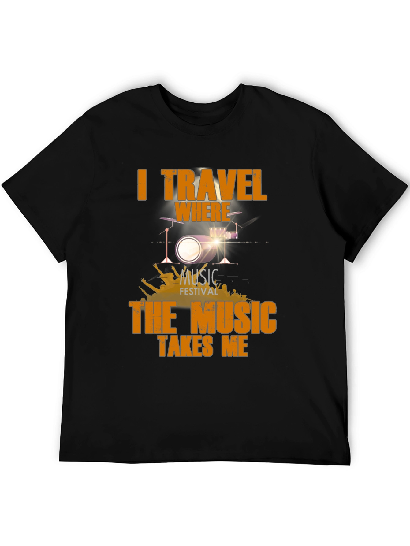 Music Festival Drum Set T-Shirt