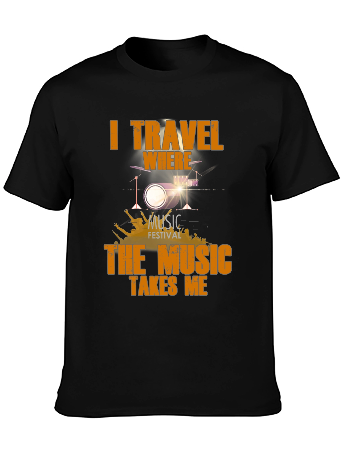 Music Festival Drum Set T-Shirt