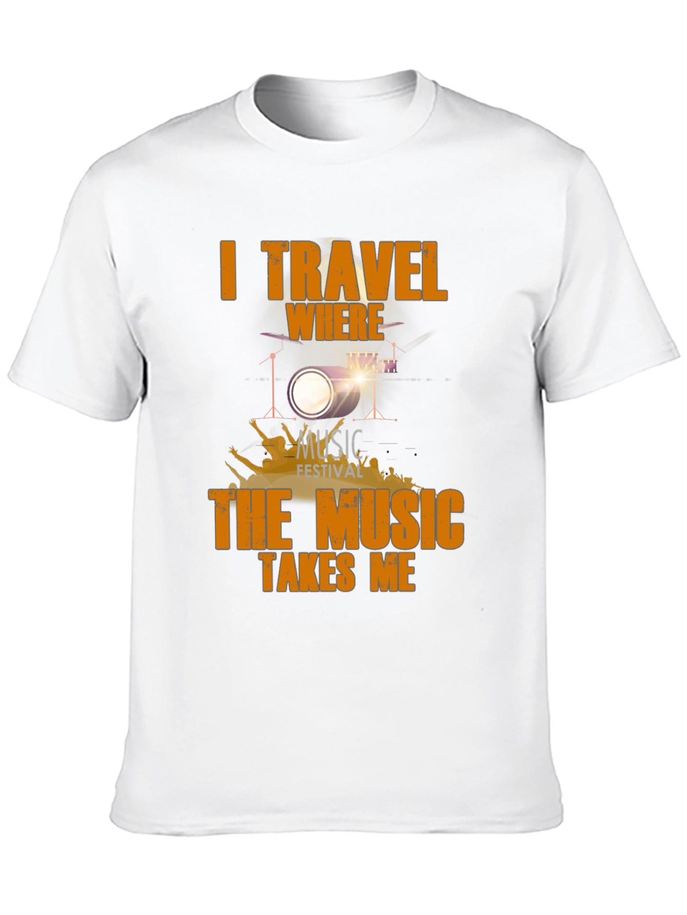 Music Festival Drum Set T-Shirt