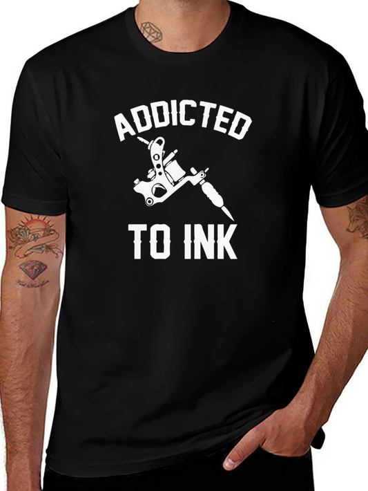 Addicted To Ink Tattoo T-Shirt - Stylish Design