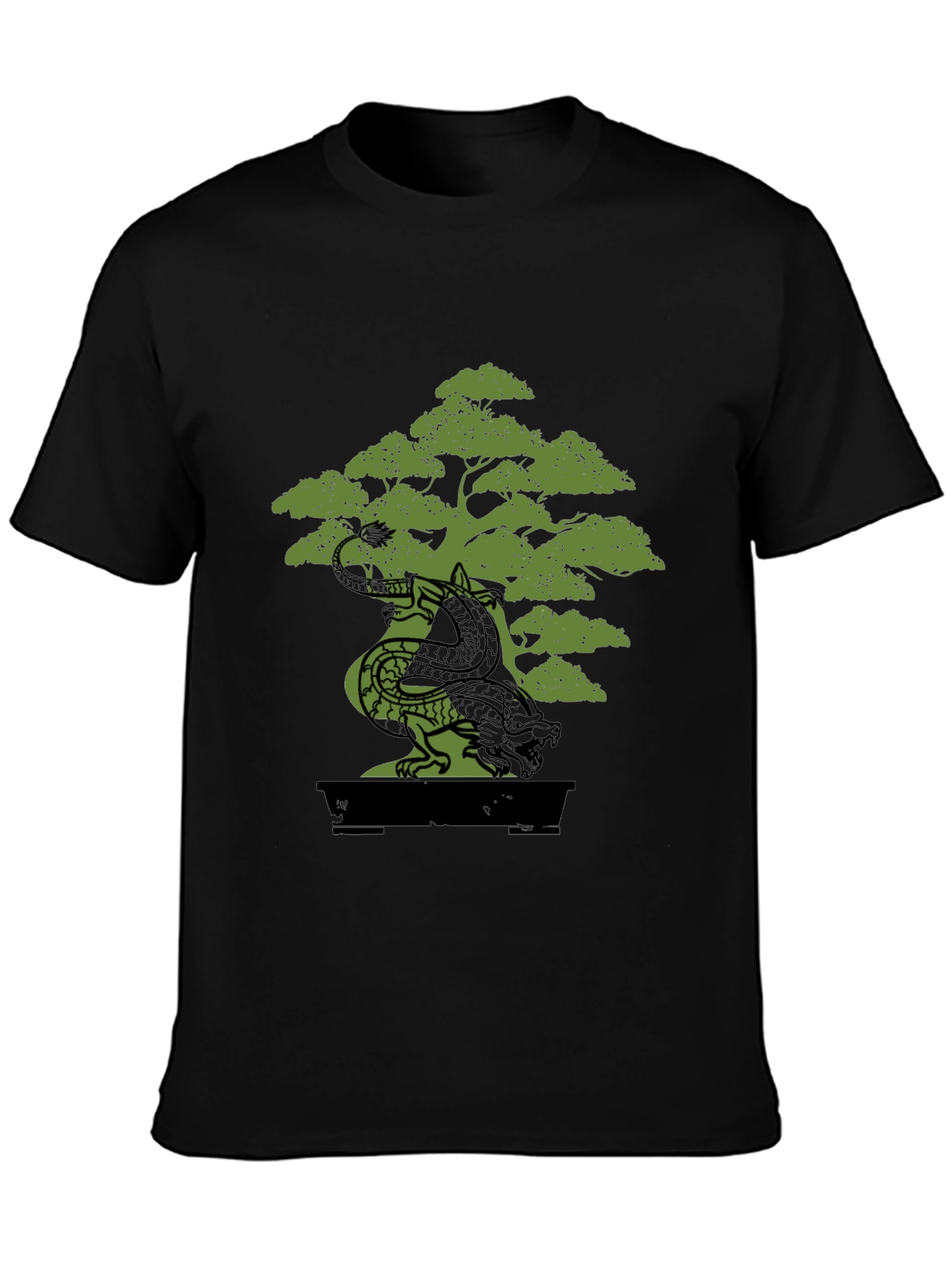 Dragon Bonsai Graphic Tee - Unique Design