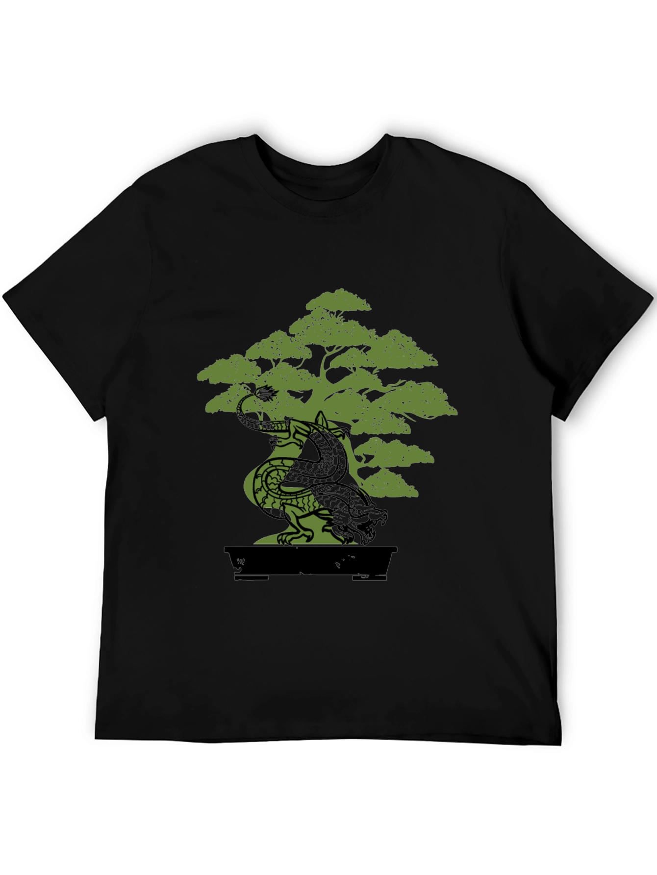 Dragon Bonsai Graphic Tee - Unique Design