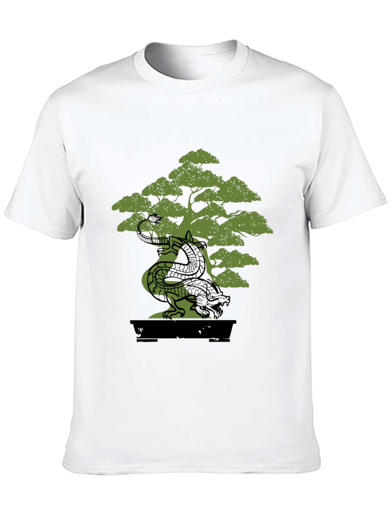 Dragon Bonsai Graphic Tee - Unique Design