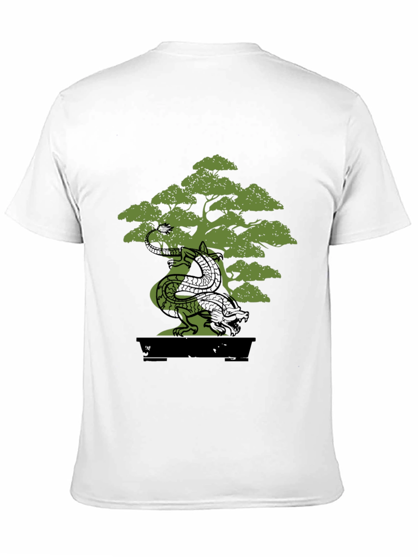 Dragon Bonsai Graphic Tee - Unique Design