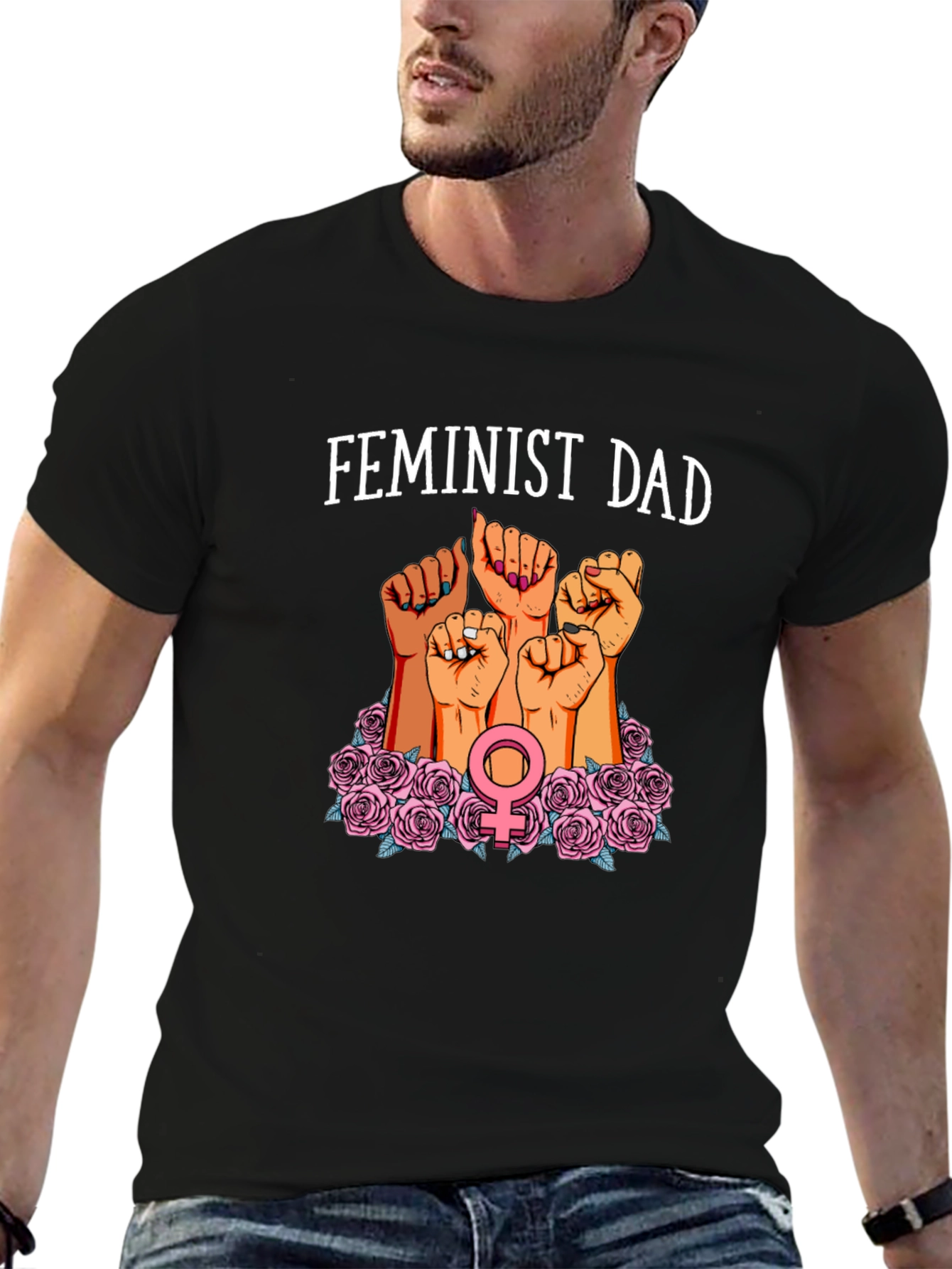 Feminist Dad T-Shirt - Empowering Message
