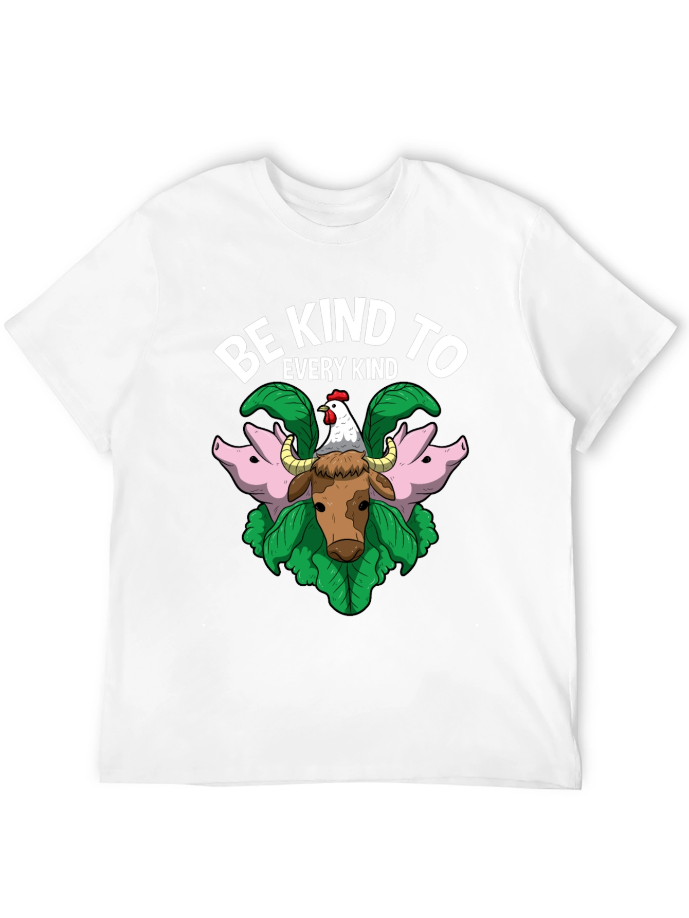 Be Kind to Every Kind Animal Graphic T-Shirt