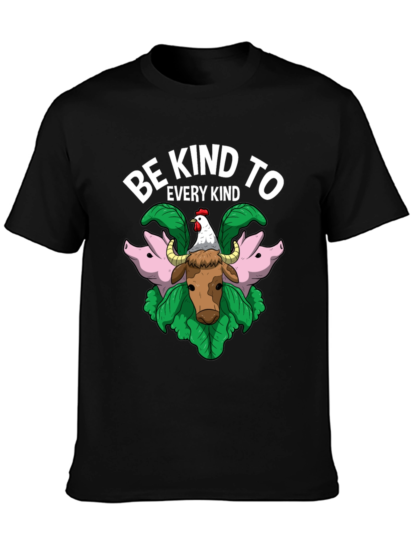 Be Kind to Every Kind Animal Graphic T-Shirt